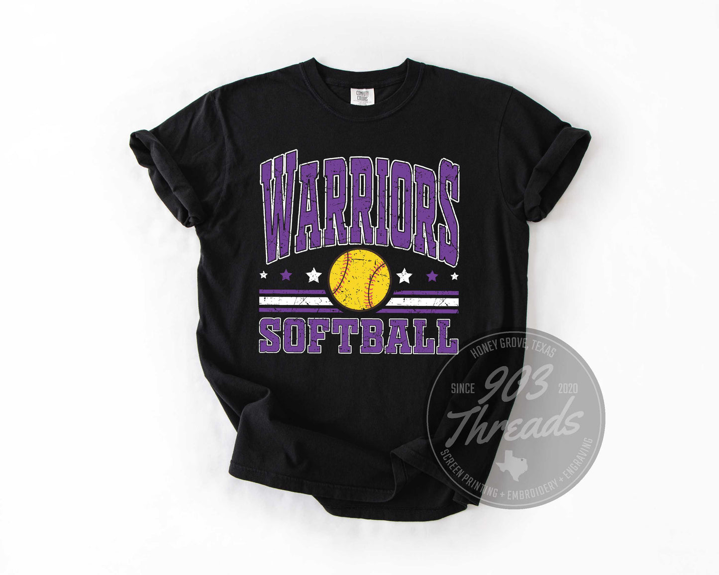 Bonham Warriors Softball Sweatshirt/Short Sleeve