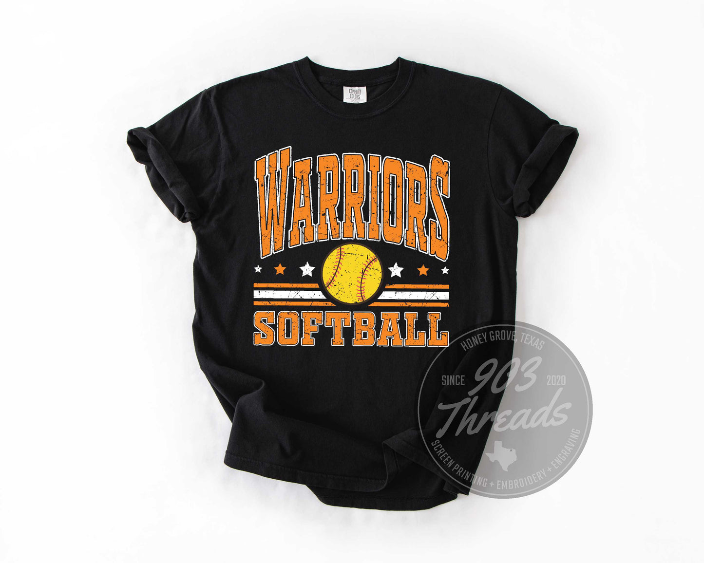 Honey Grove Warriors Softball Sweatshirt/Short Sleeve