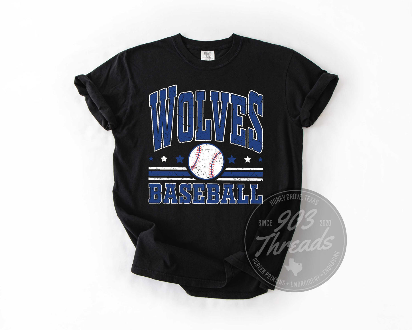 Wolfe City Wolves Baseball Sweatshirt/Short Sleeve