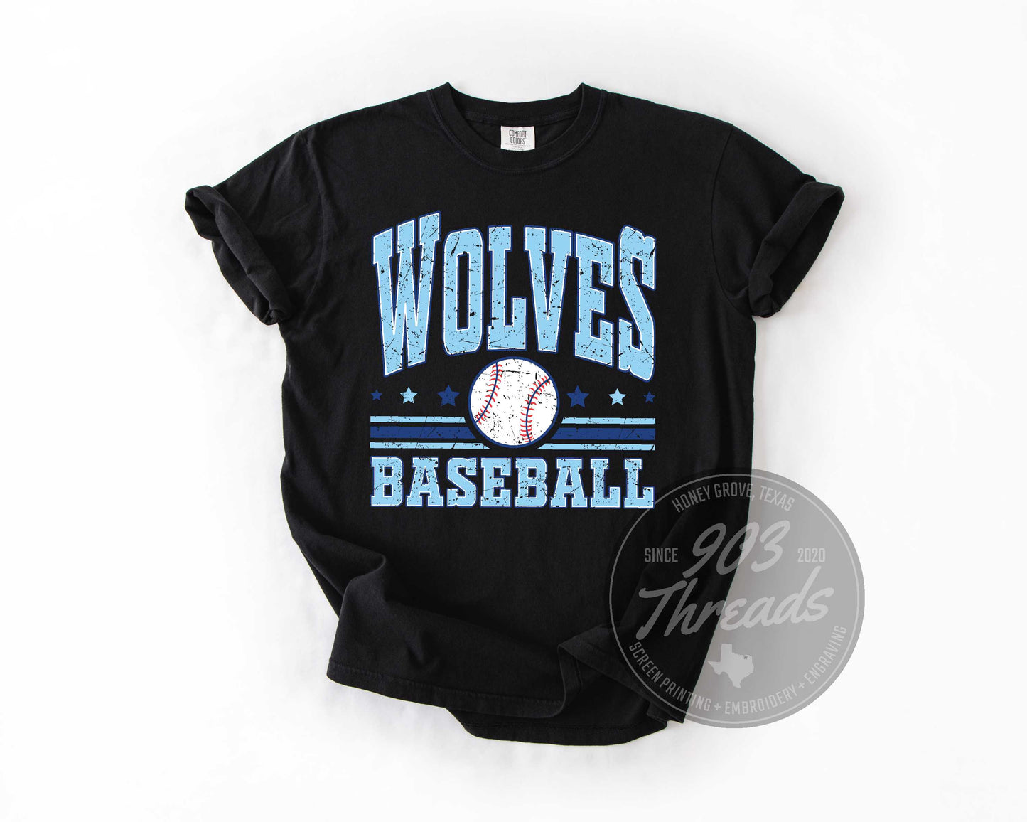 Wolves Baseball Sweatshirt/Short Sleeve