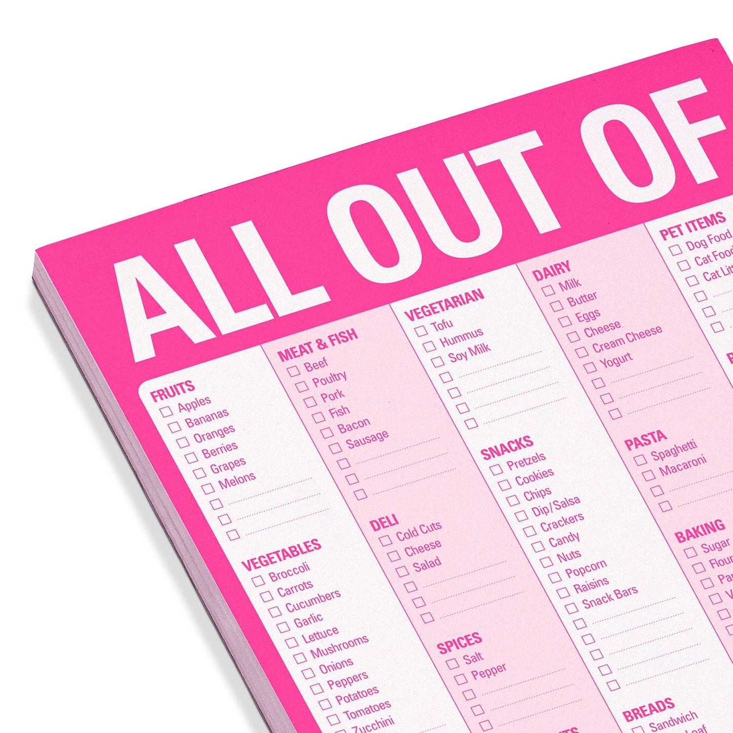 All Out Of Pad® with Magnet (Pink / Original)