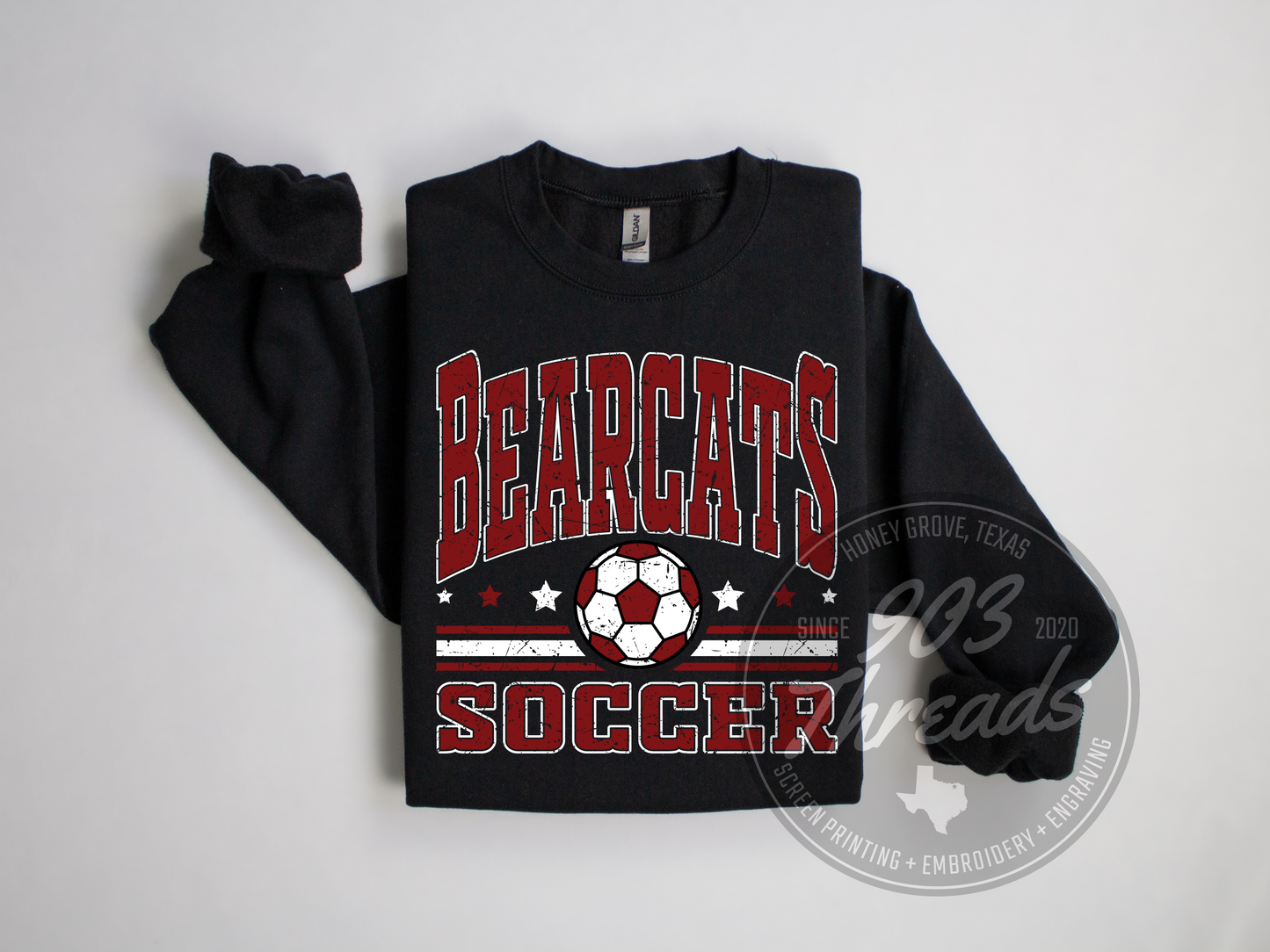 Bearcats Soccer Sweatshirt/Short Sleeve