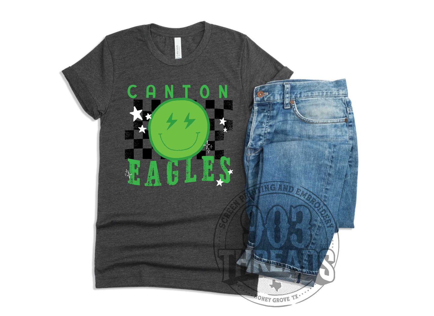 Canton Eagles Smiley Check