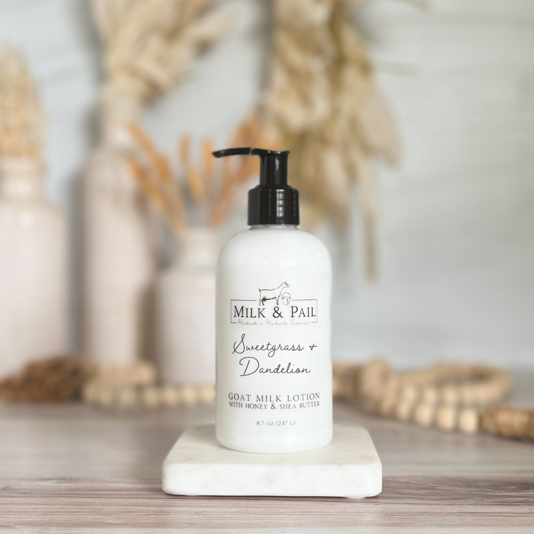 Sweetgrass and Dandelion Goat Milk Lotion