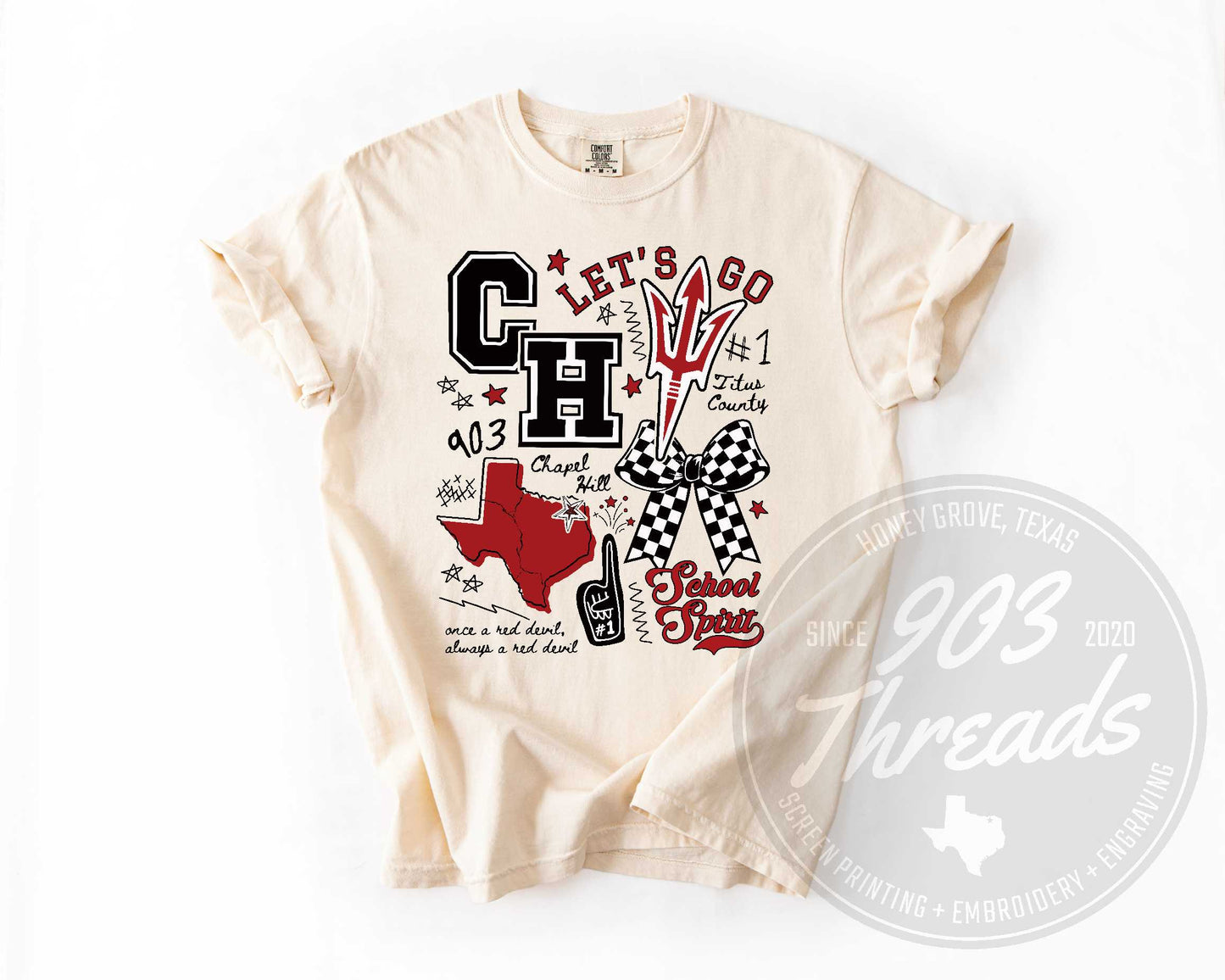 Chapel Hill Red Devils Legacy Board - Short/Long Sleeve
