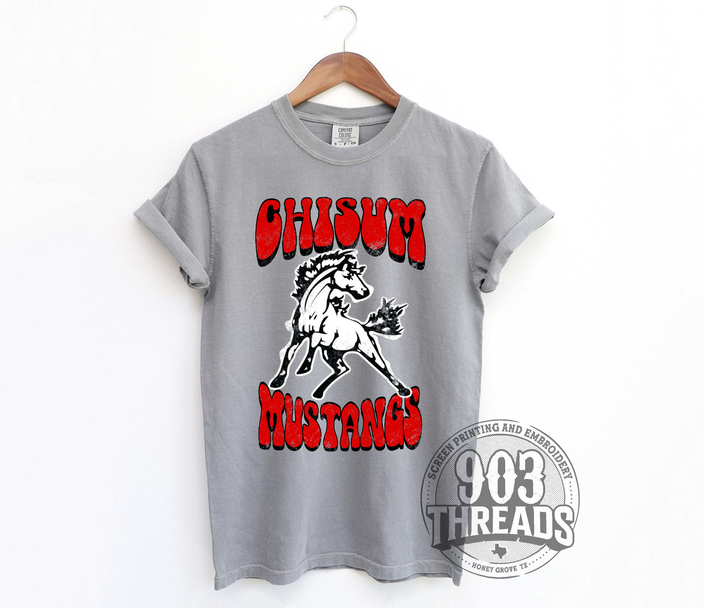 Chisum Mustangs - Old School Mascot
