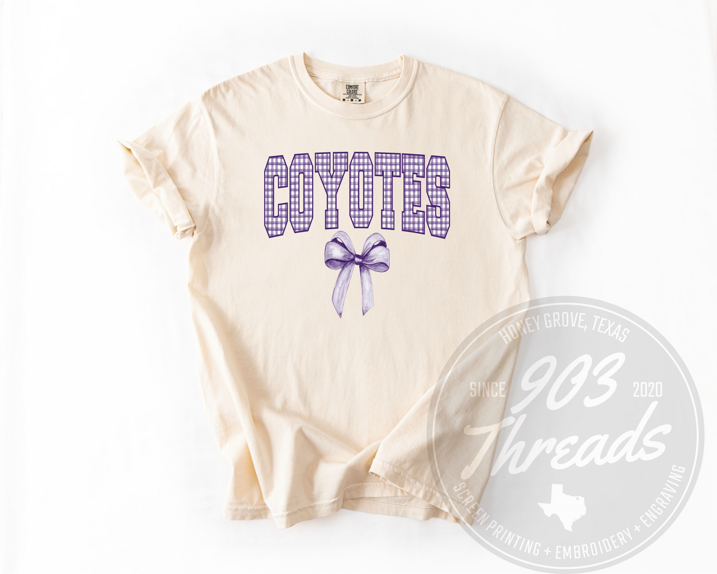 Coyotes Preppy Mascot - Purple