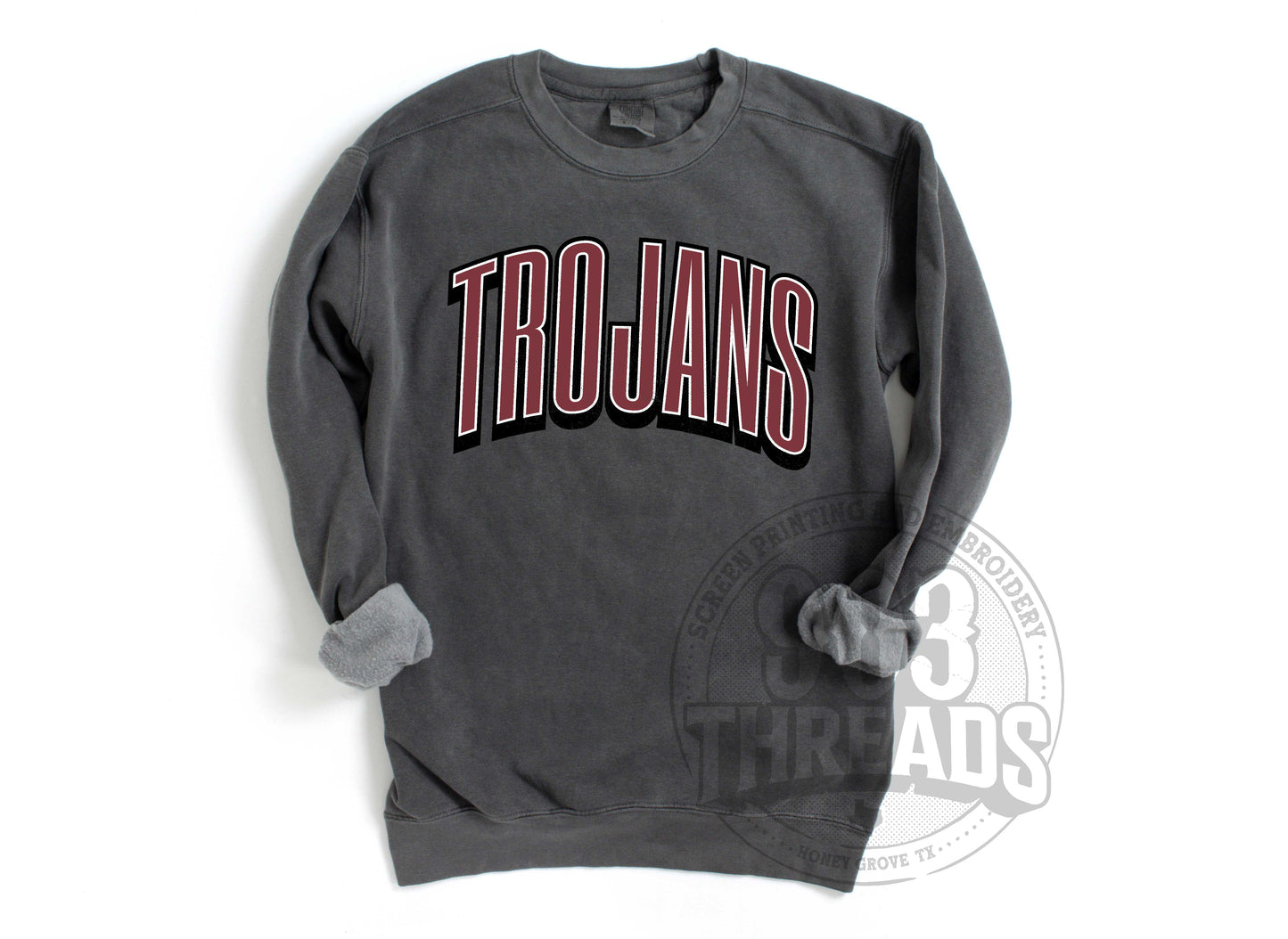 Cumby Trojans Grunge Varsity