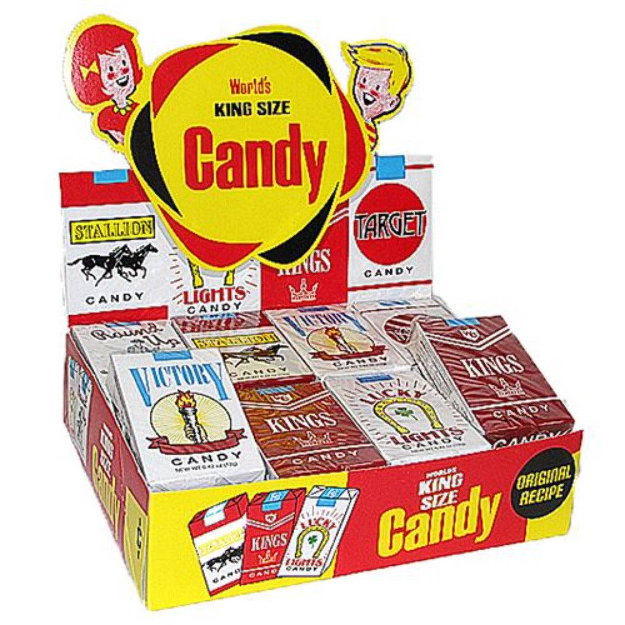 sugar cigarettes Candy Cigarettes-24 Boxes Try this retro sugar stick candy today Are candy cigarettes legal or