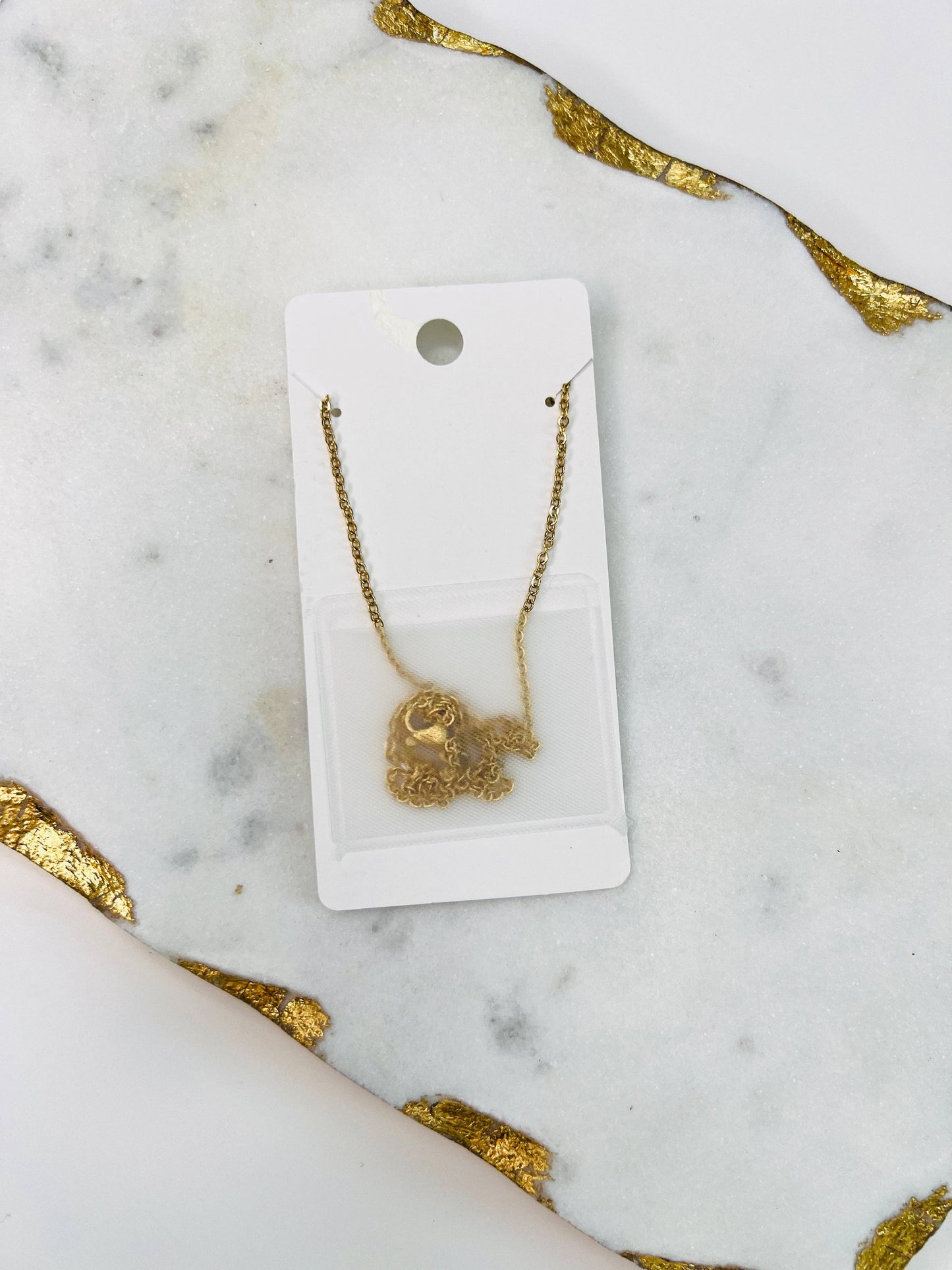 Carrie Coin Initial Necklace