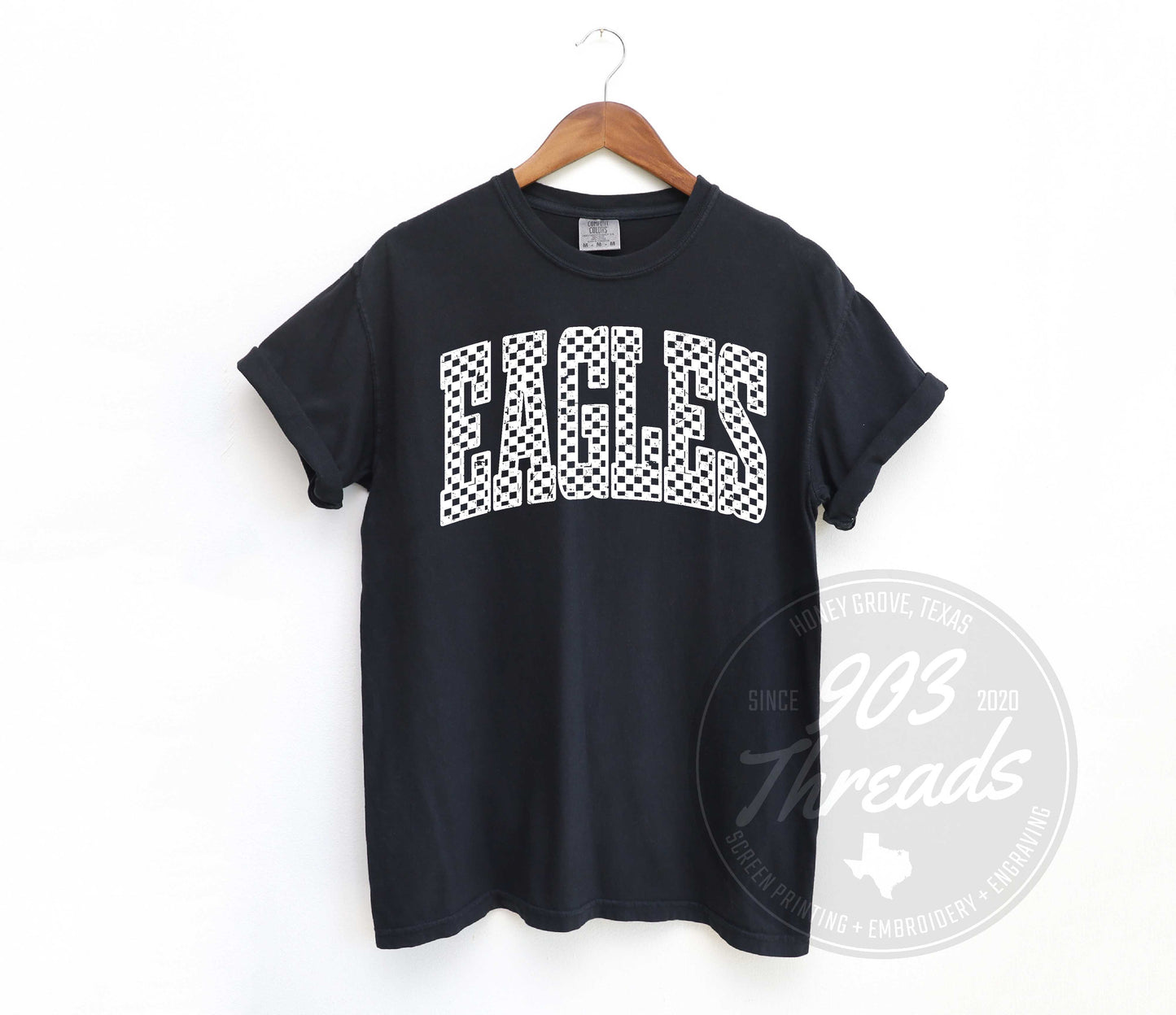 Eagles - Checkered Varsity - Short Sleeve