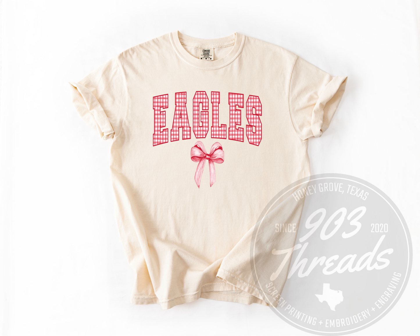 Eagles Preppy Mascot - Red