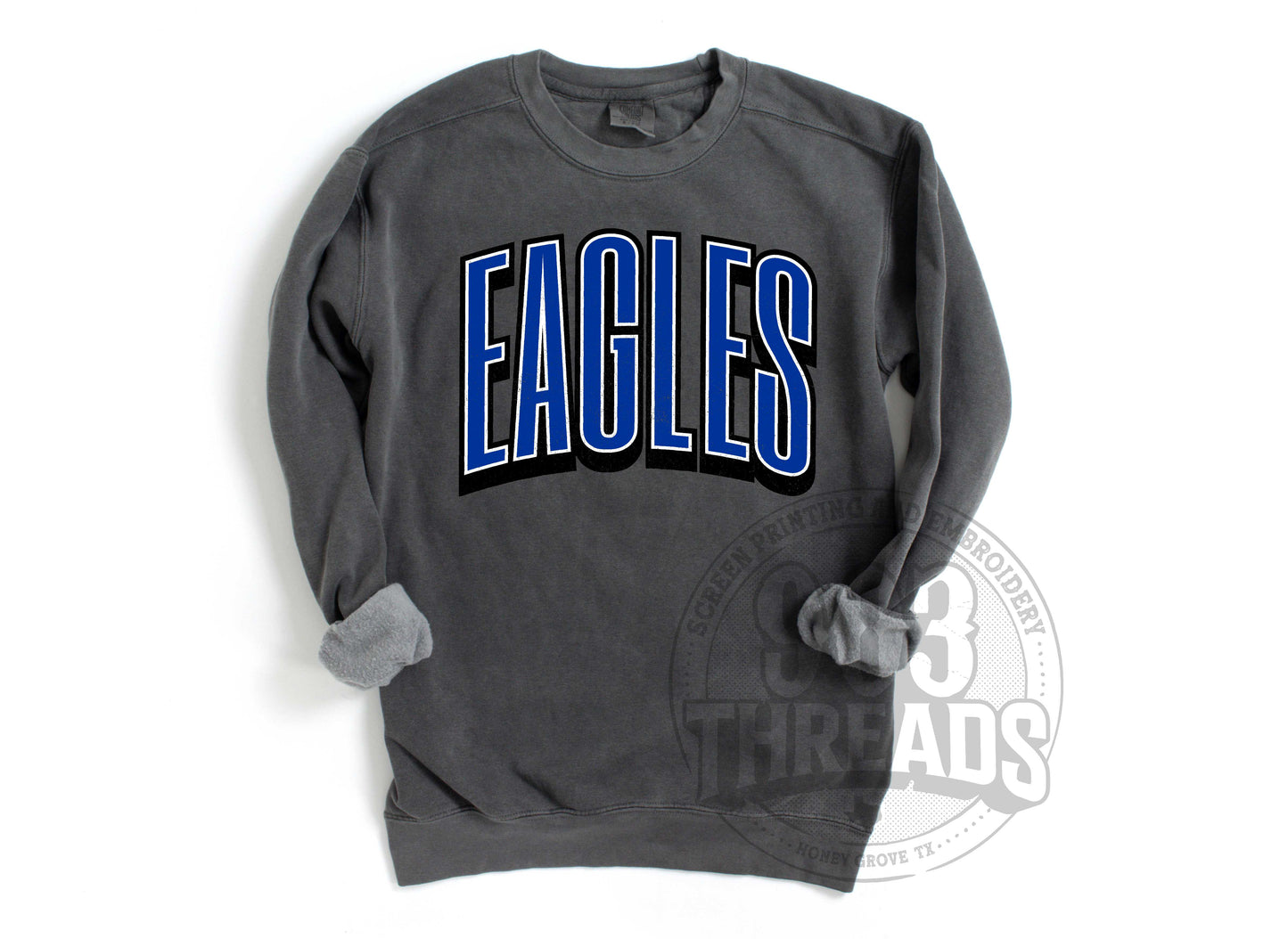 Detroit Eagles Grunge Varsity