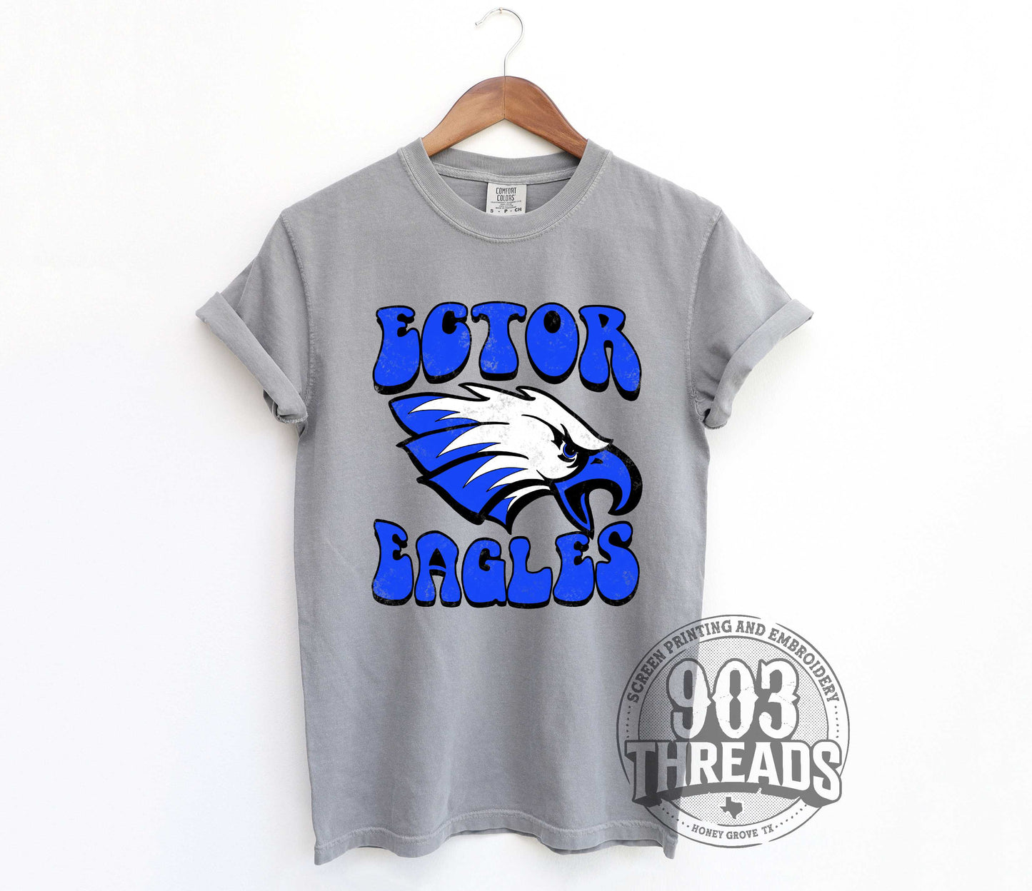Ector Eagles - Old School Mascot