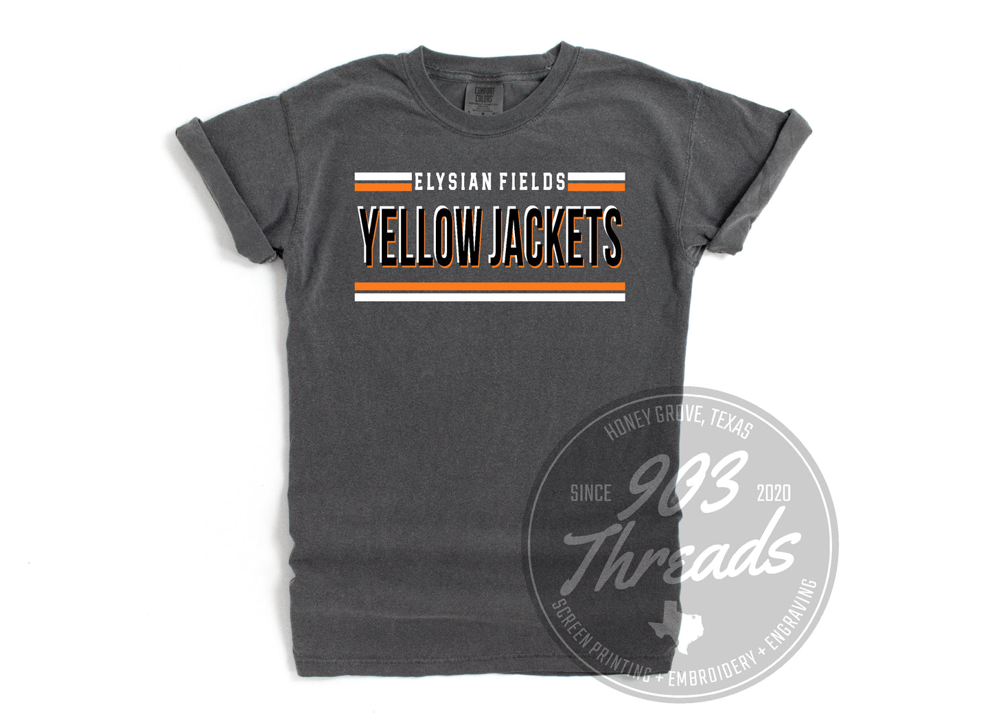 Elysian Fields Yellowjackets Hold That Line Spirit Tee