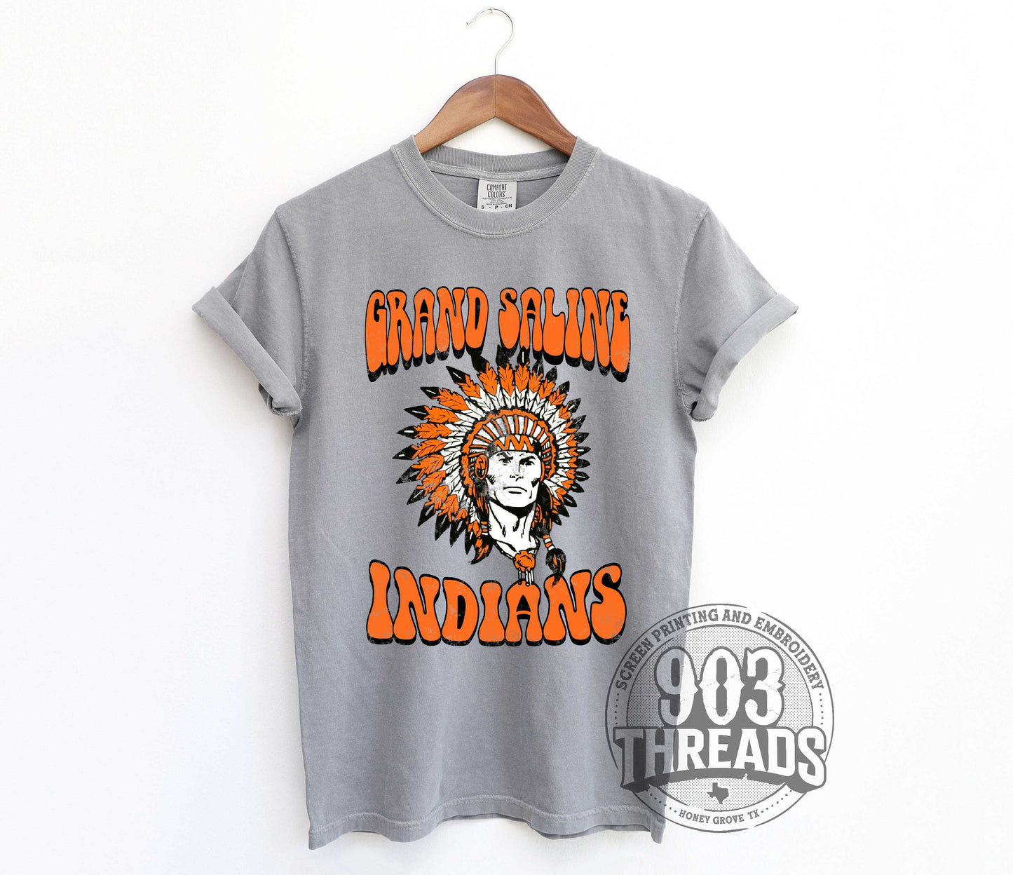 Grand Saline Indians - Old School Mascot
