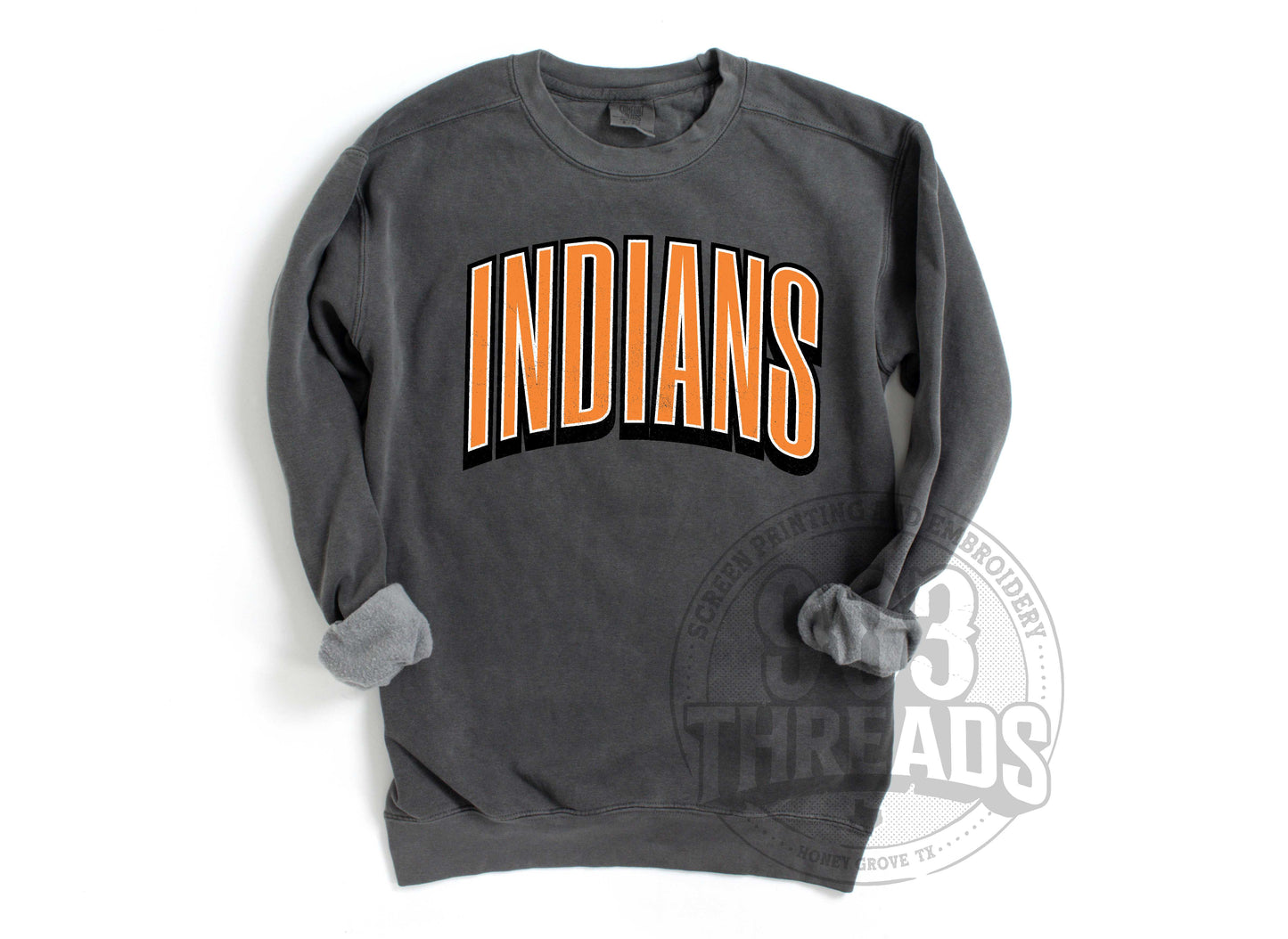 Grand Saline Indians Grunge Varsity