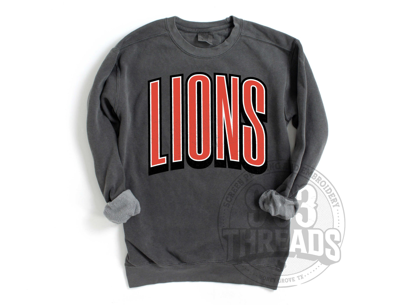Greenville Lions Grunge Varsity