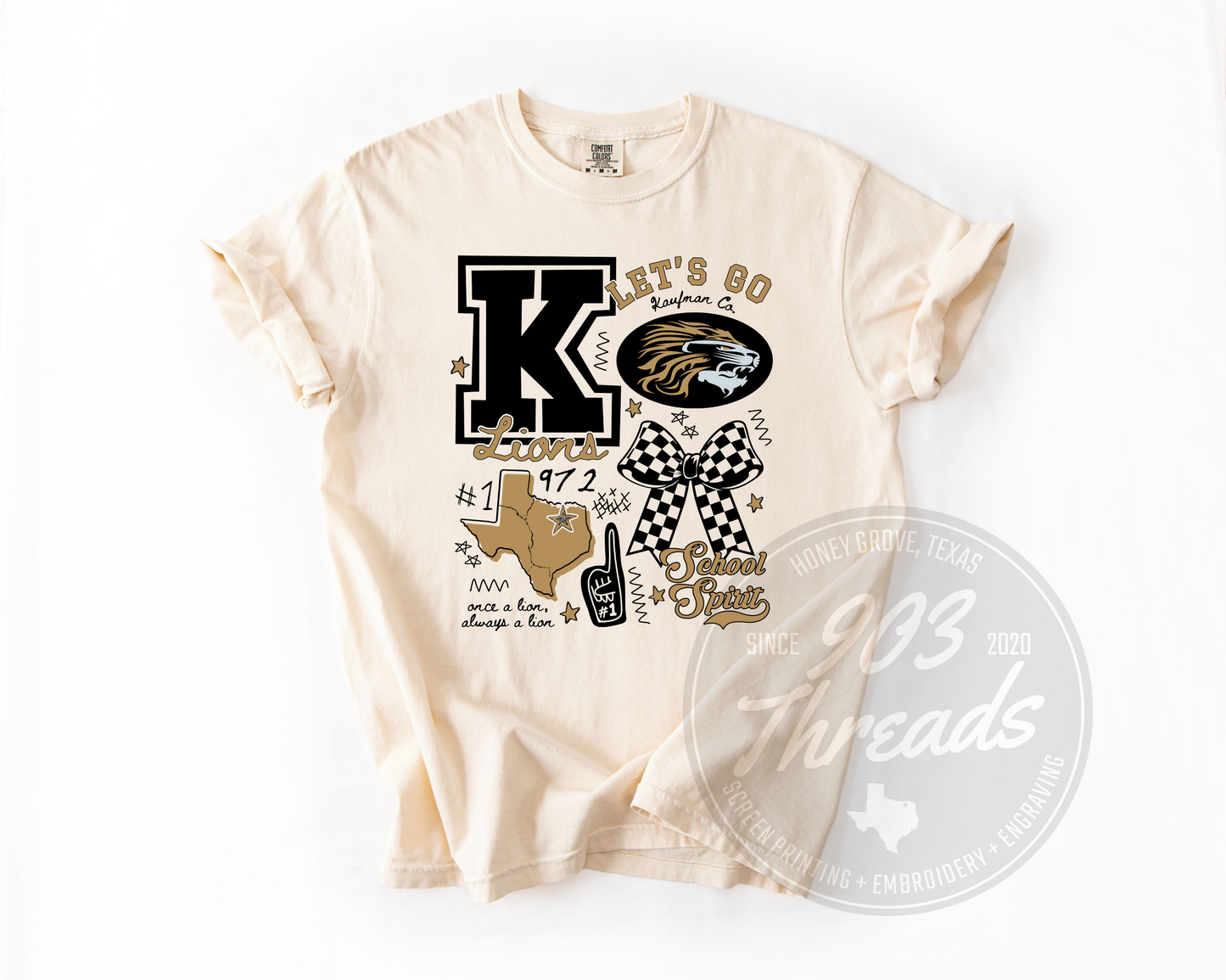 Kaufman Lions Legacy Board - Short/Long Sleeve