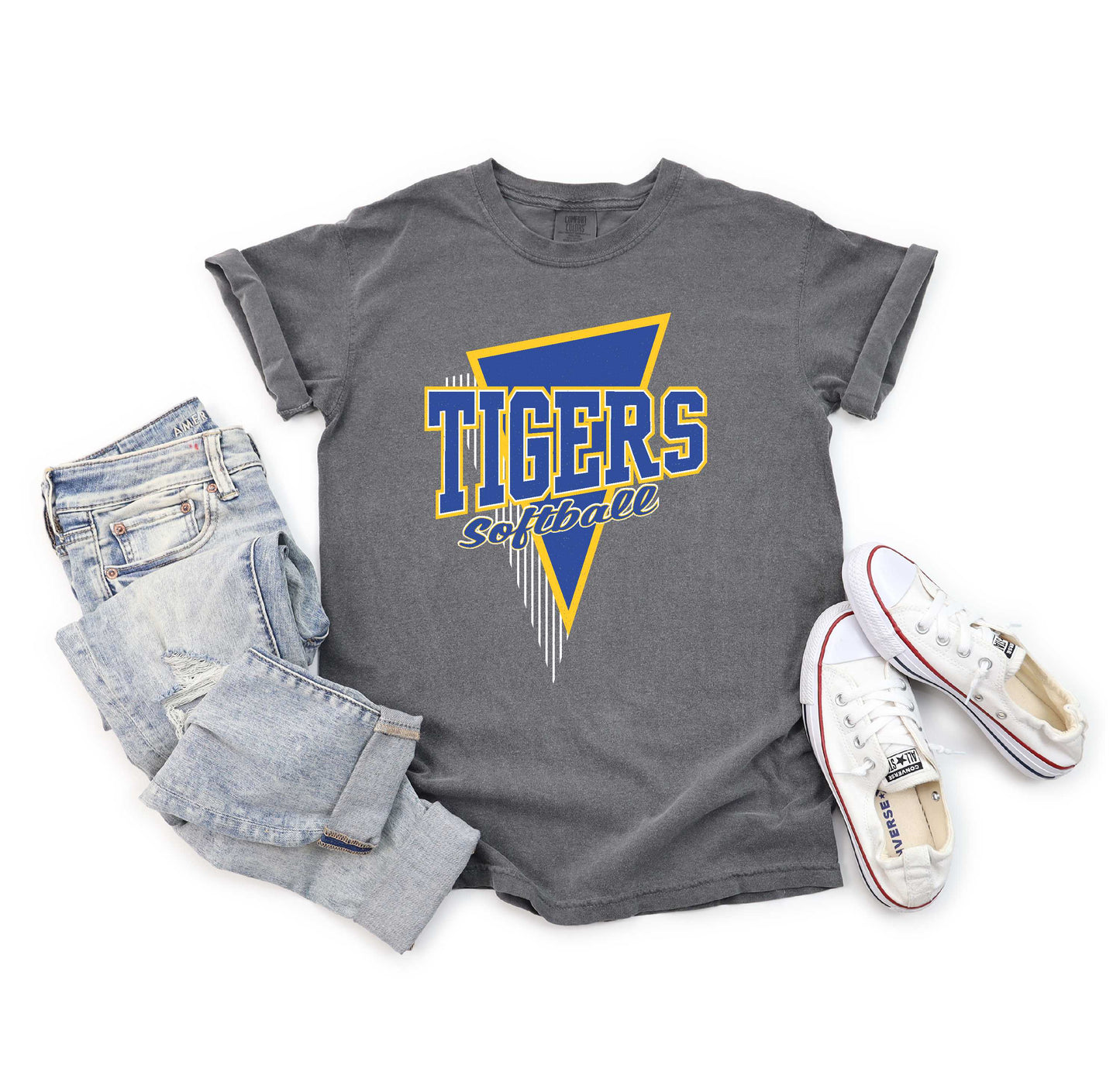 Leonard Tigers Softball - 90's Vibes