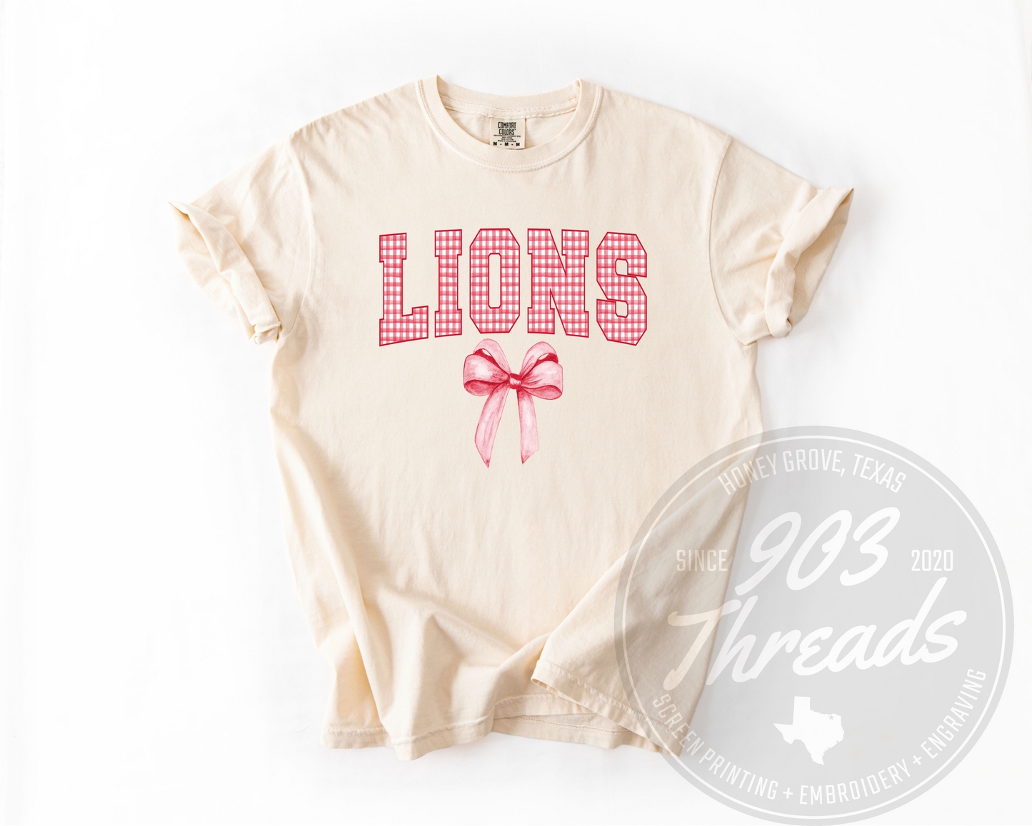 Lions Preppy Mascot - Red