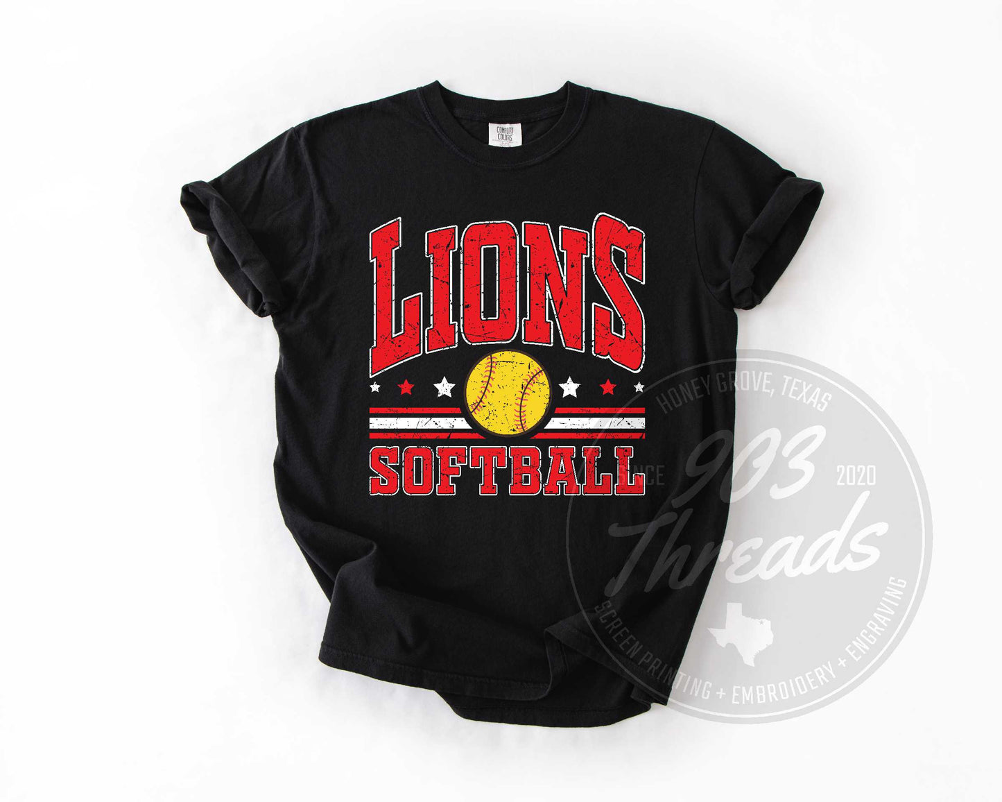 Lions Softball Sweatshirt/Short Sleeve