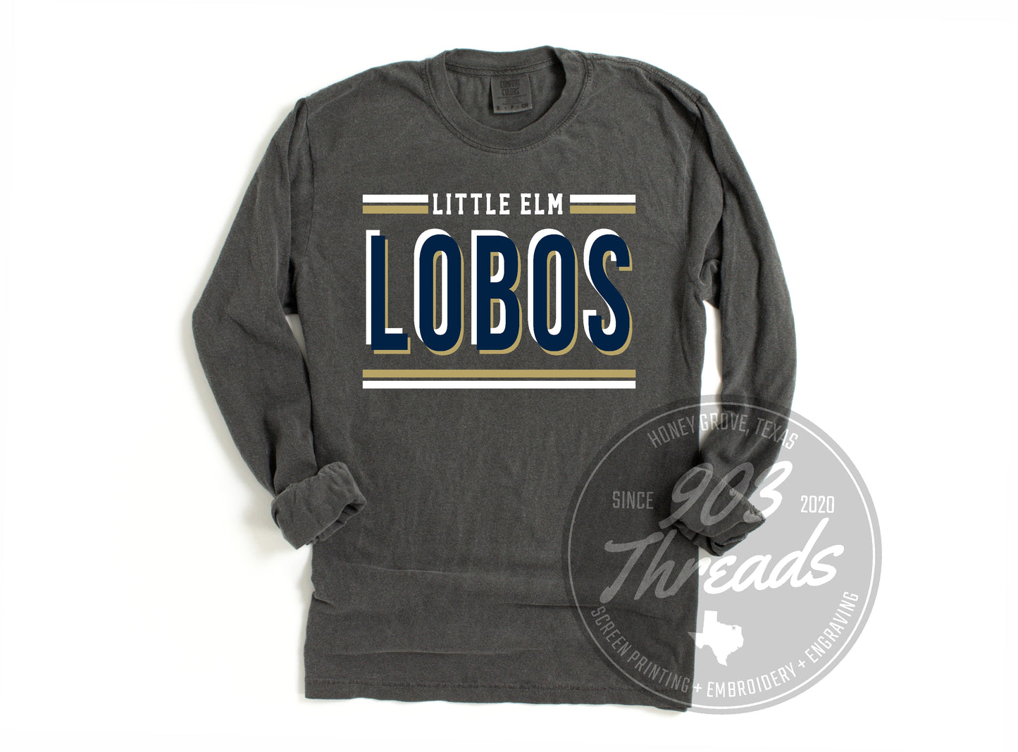Little Elm Lobos Hold That Line Spirit Tee