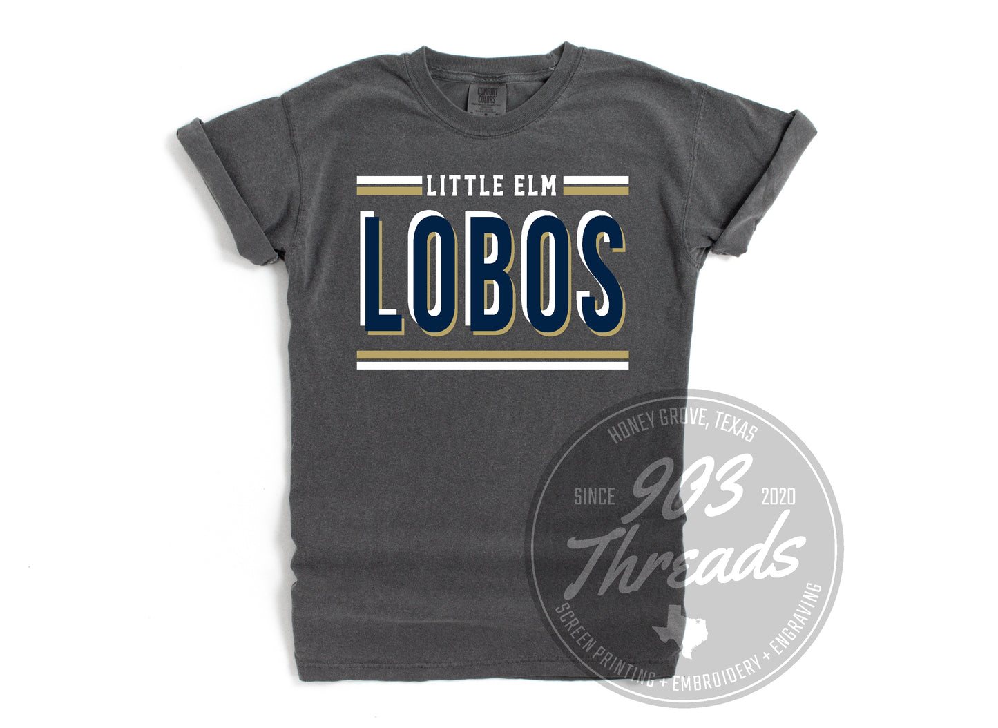 Little Elm Lobos Hold That Line Spirit Tee