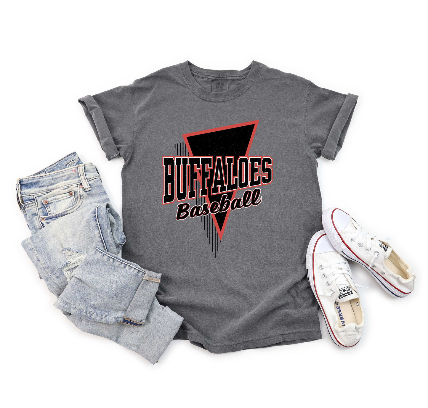 Lone Oak Buffaloes Baseball - 90's Vibes
