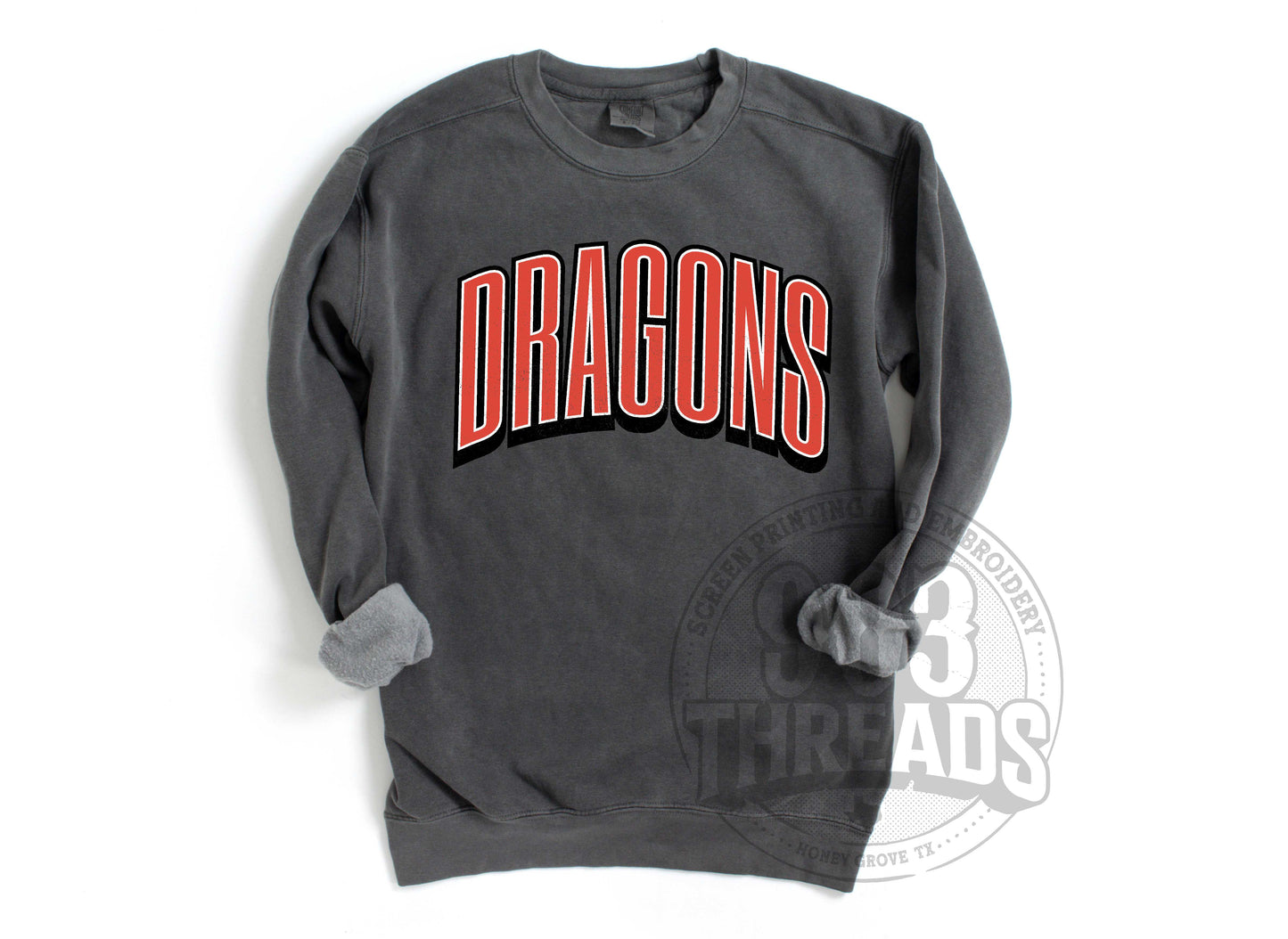 Purcell Dragons Grunge Varsity