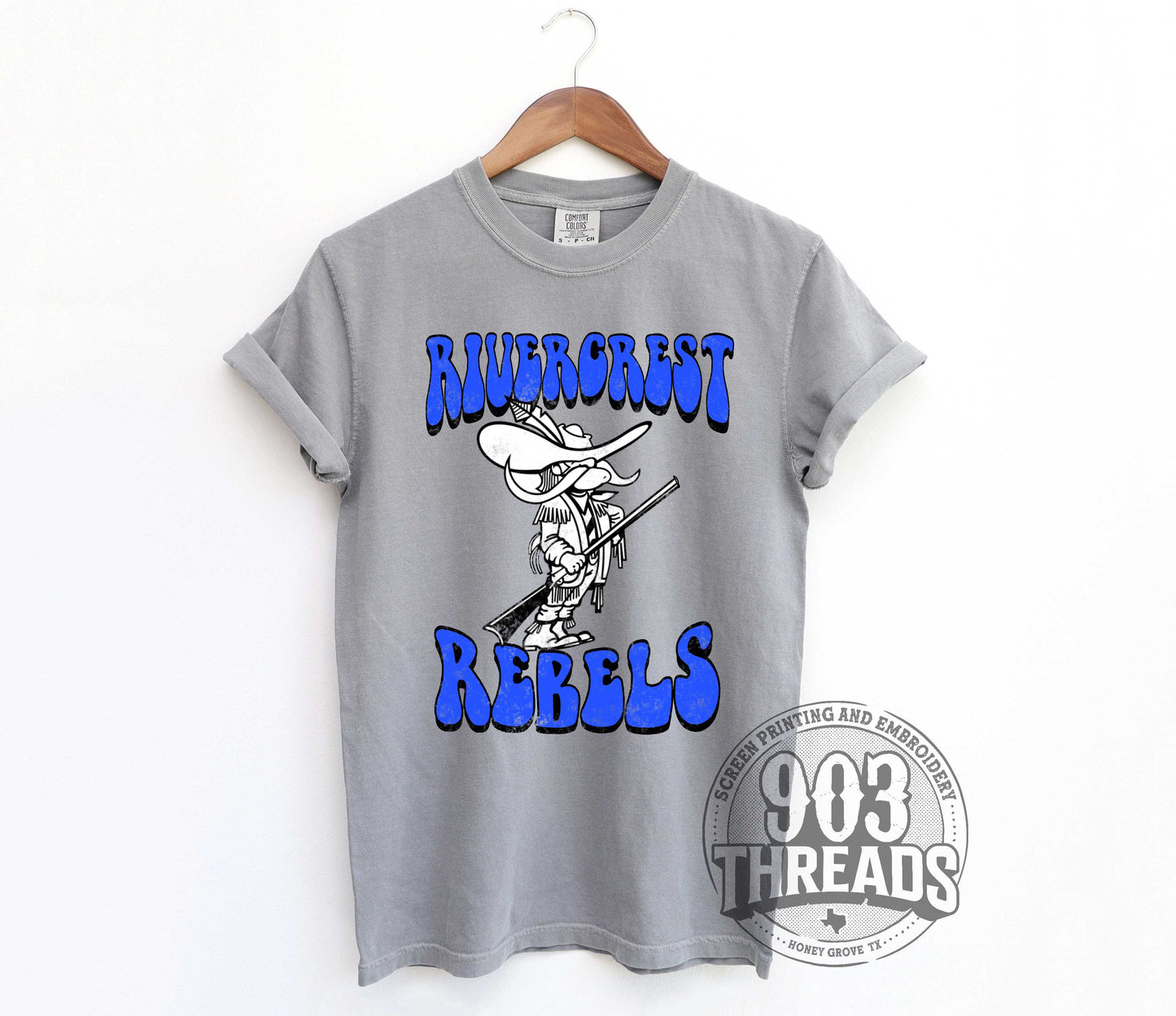 Rivercrest Rebels - Old School Mascot