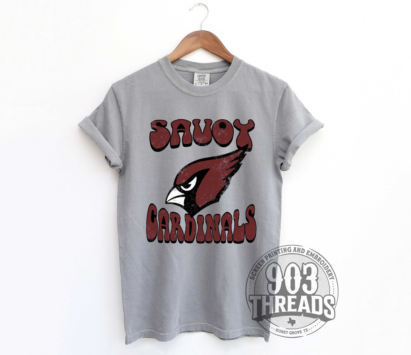 Savoy Cardinals - Old School Mascot