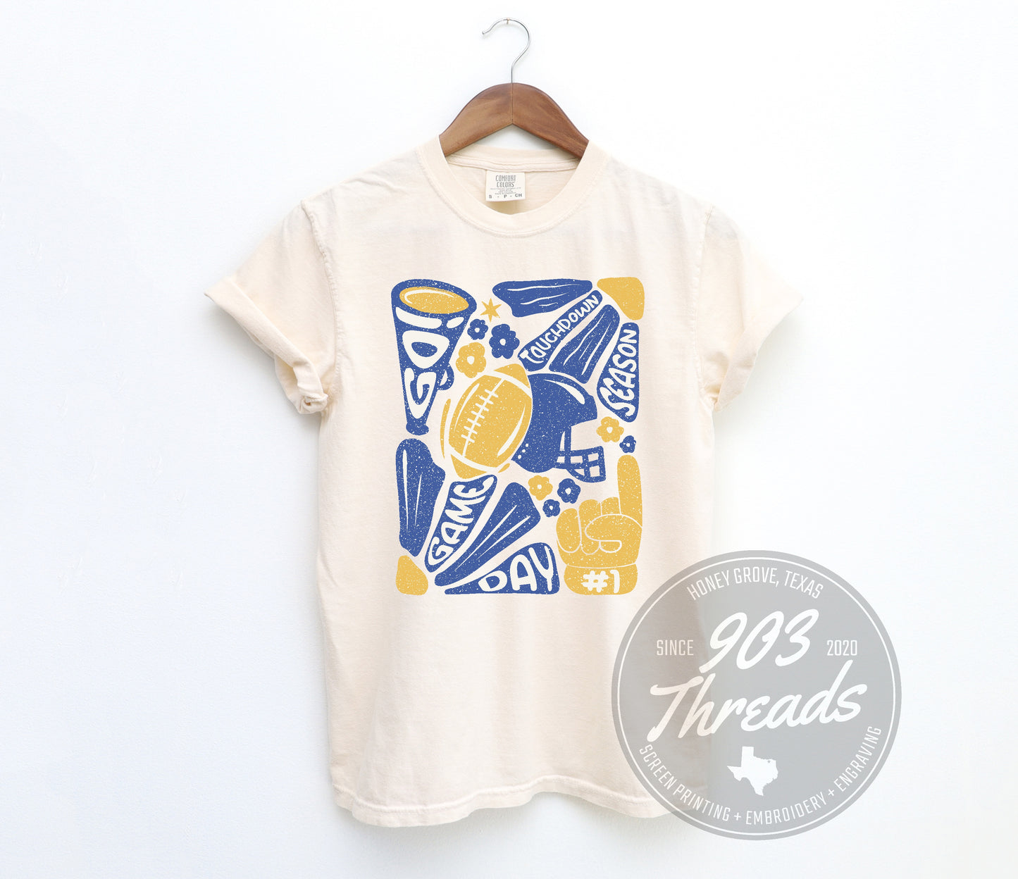 Touchdown Season - Blue & Gold