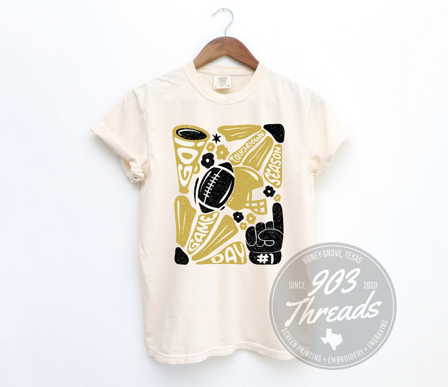 Touchdown Season - Gold & Black