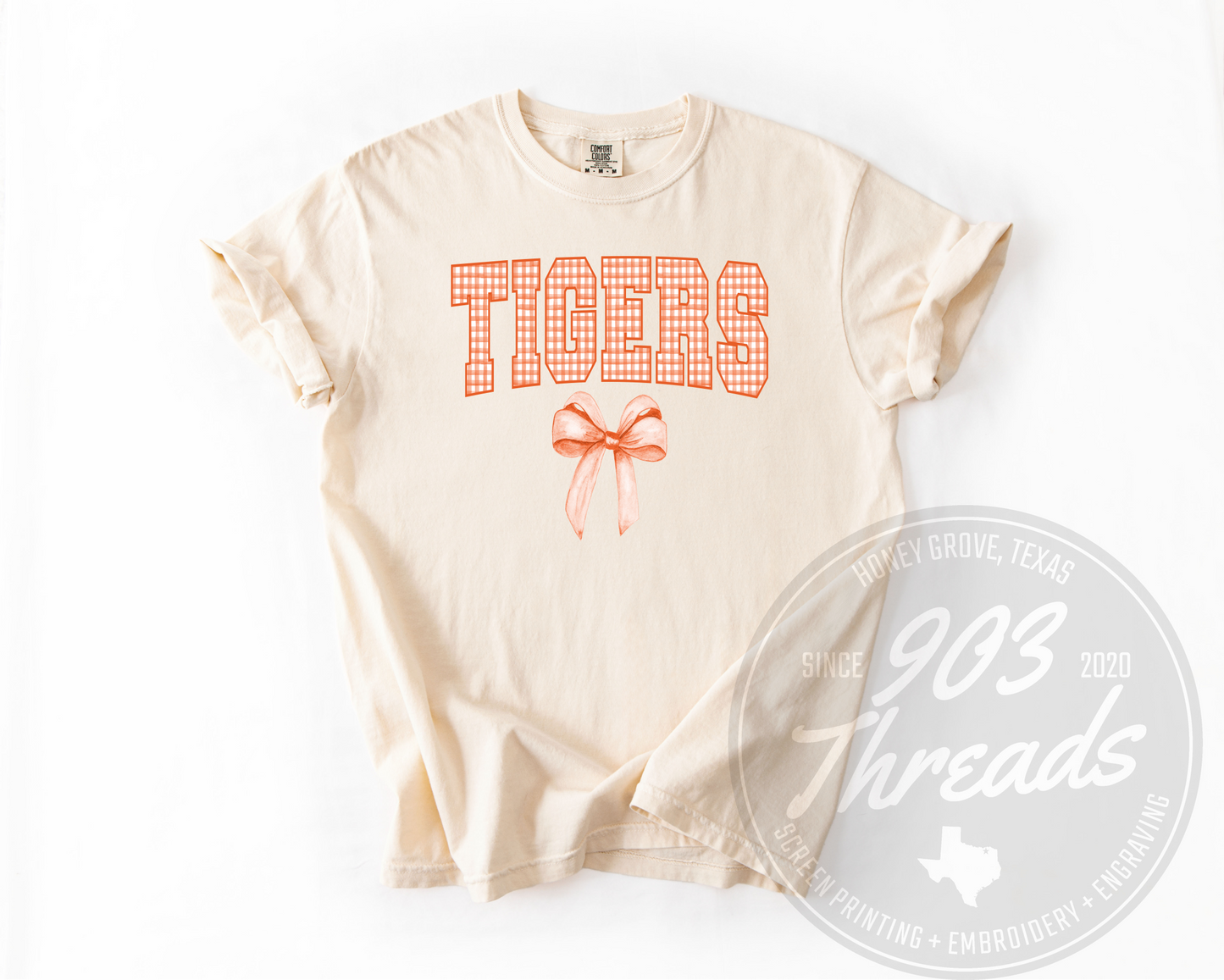 Tigers Preppy Mascot - Orange