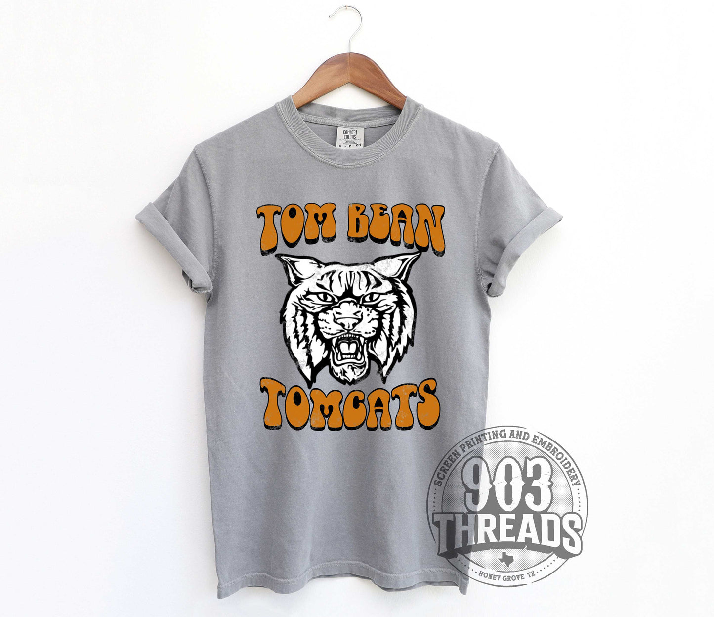 Tom Bean Tomcats - Old School Mascot