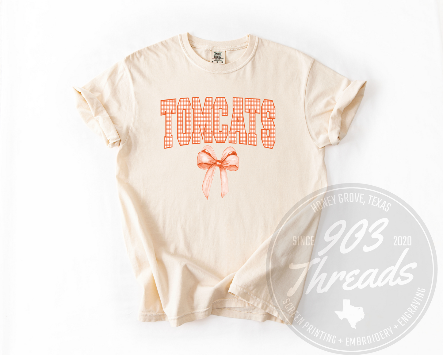 Tomcats Preppy Mascot - Orange