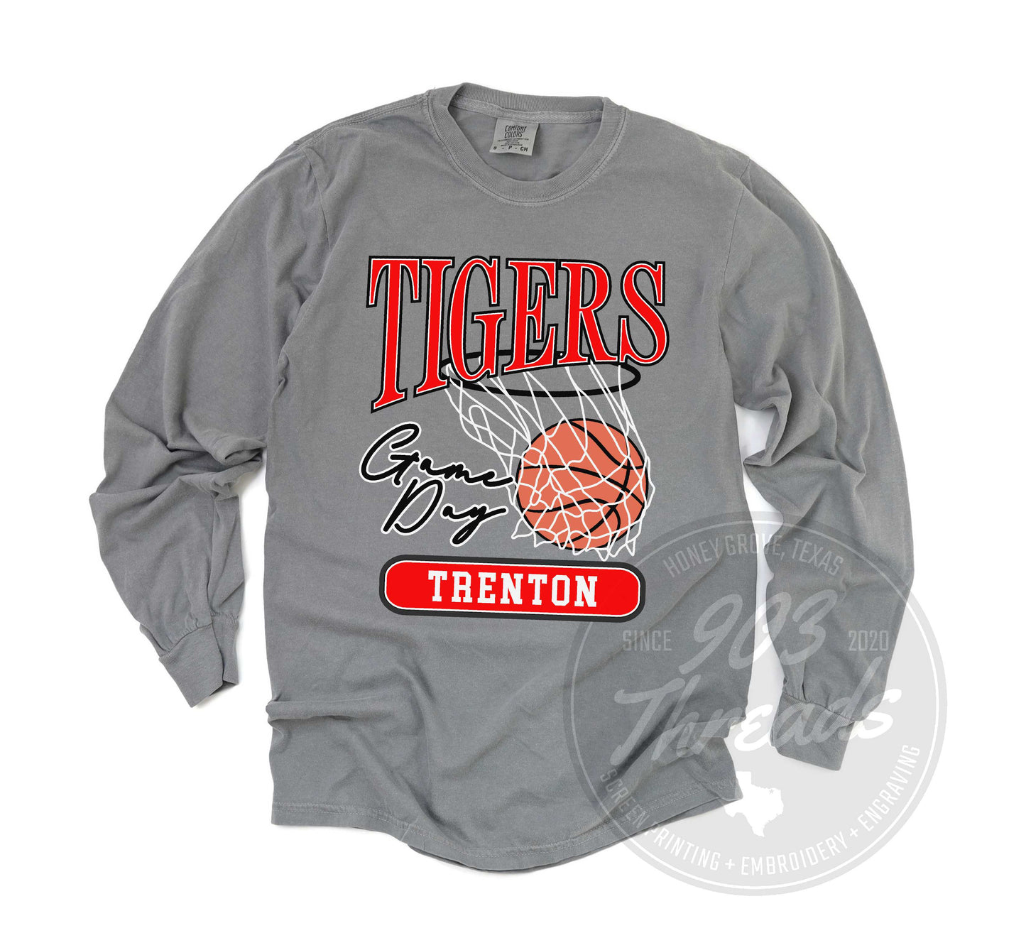 Trenton Tigers Vintage Basketball Tee