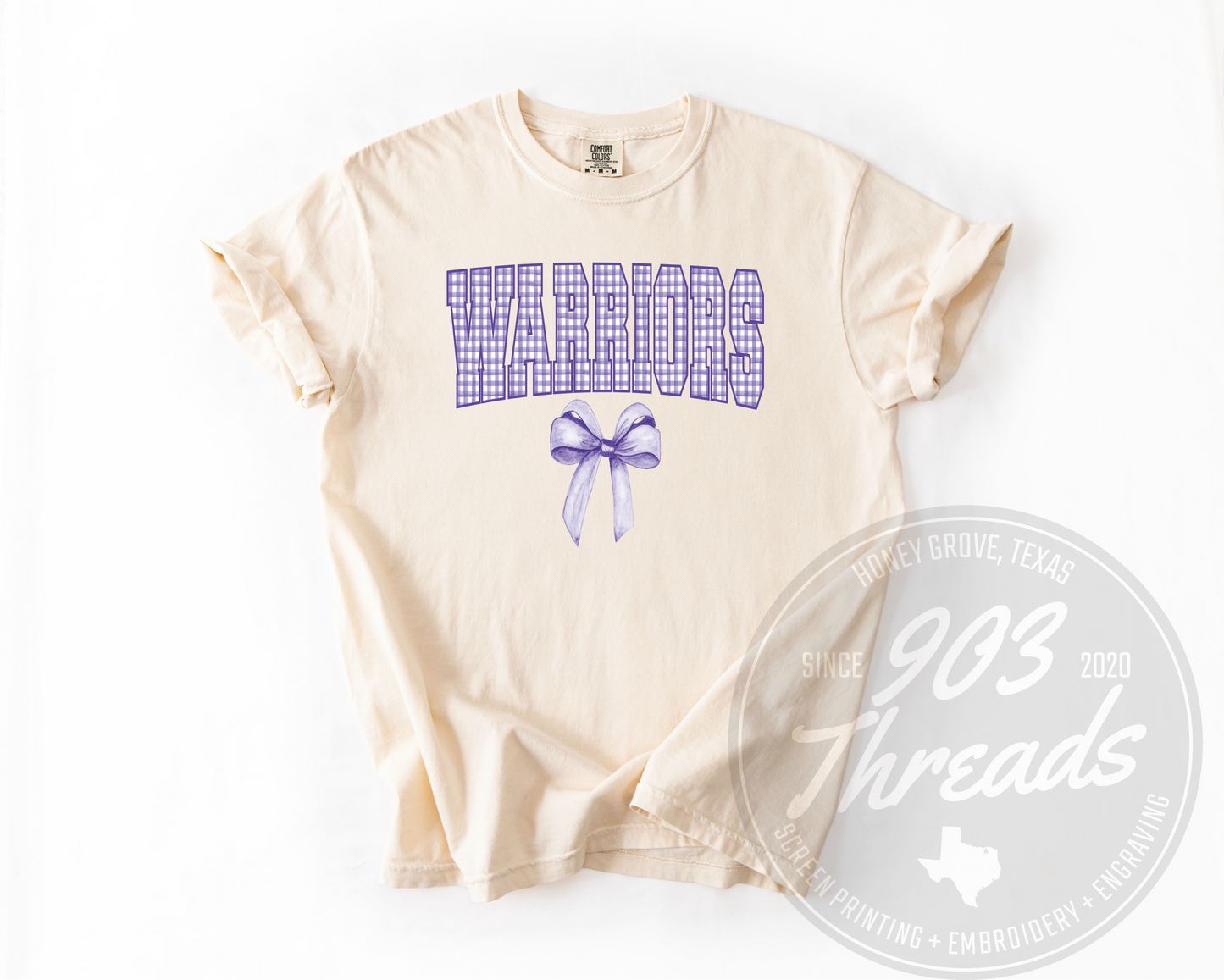 Warriors Preppy Mascot - Purple