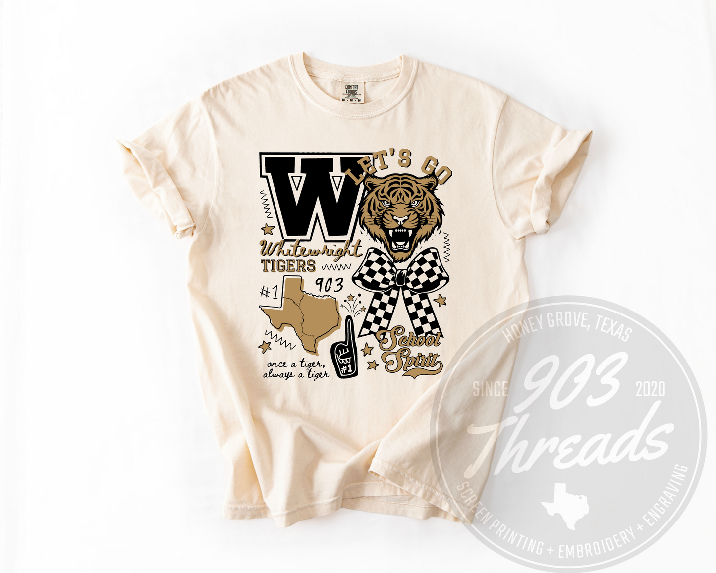 Whitewright Tigers Legacy Board - Short/Long Sleeve