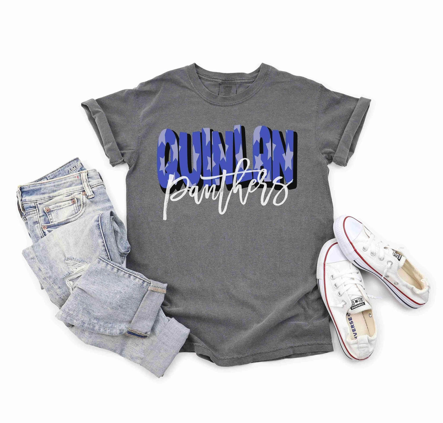 Quinlan Panthers Star Tee