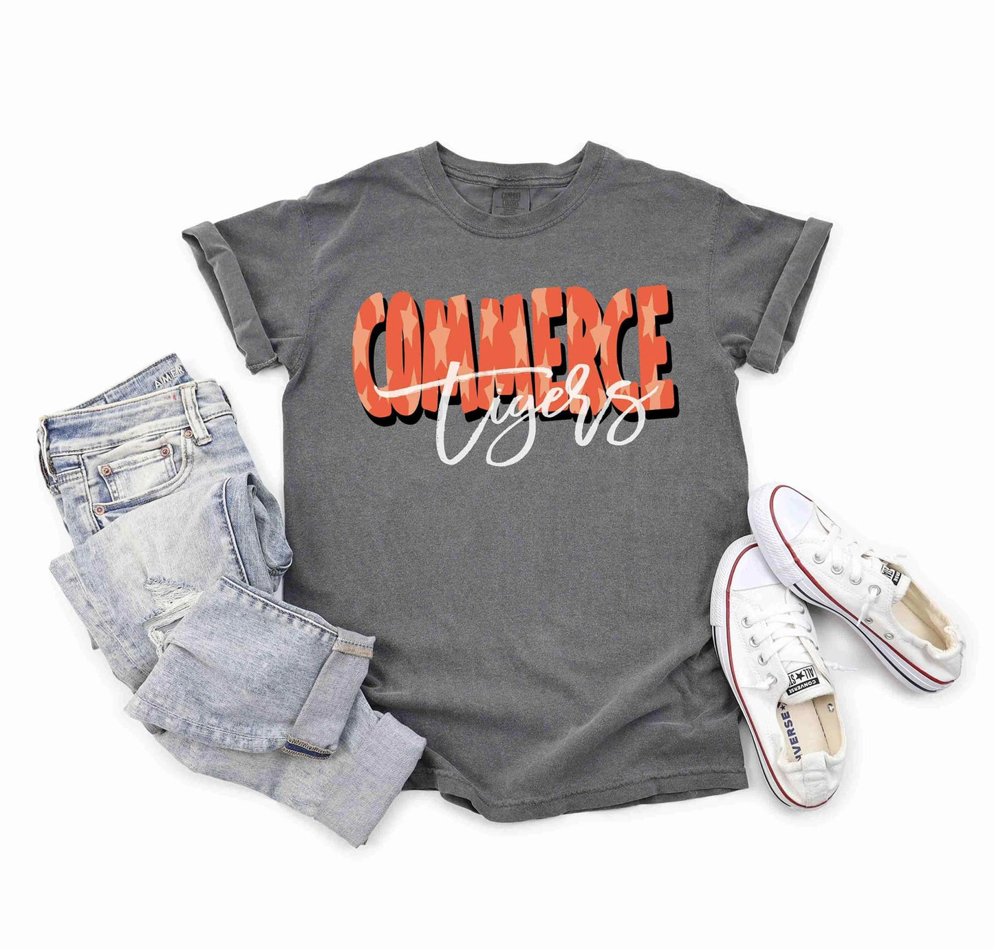 Commerce Tigers Star Tee