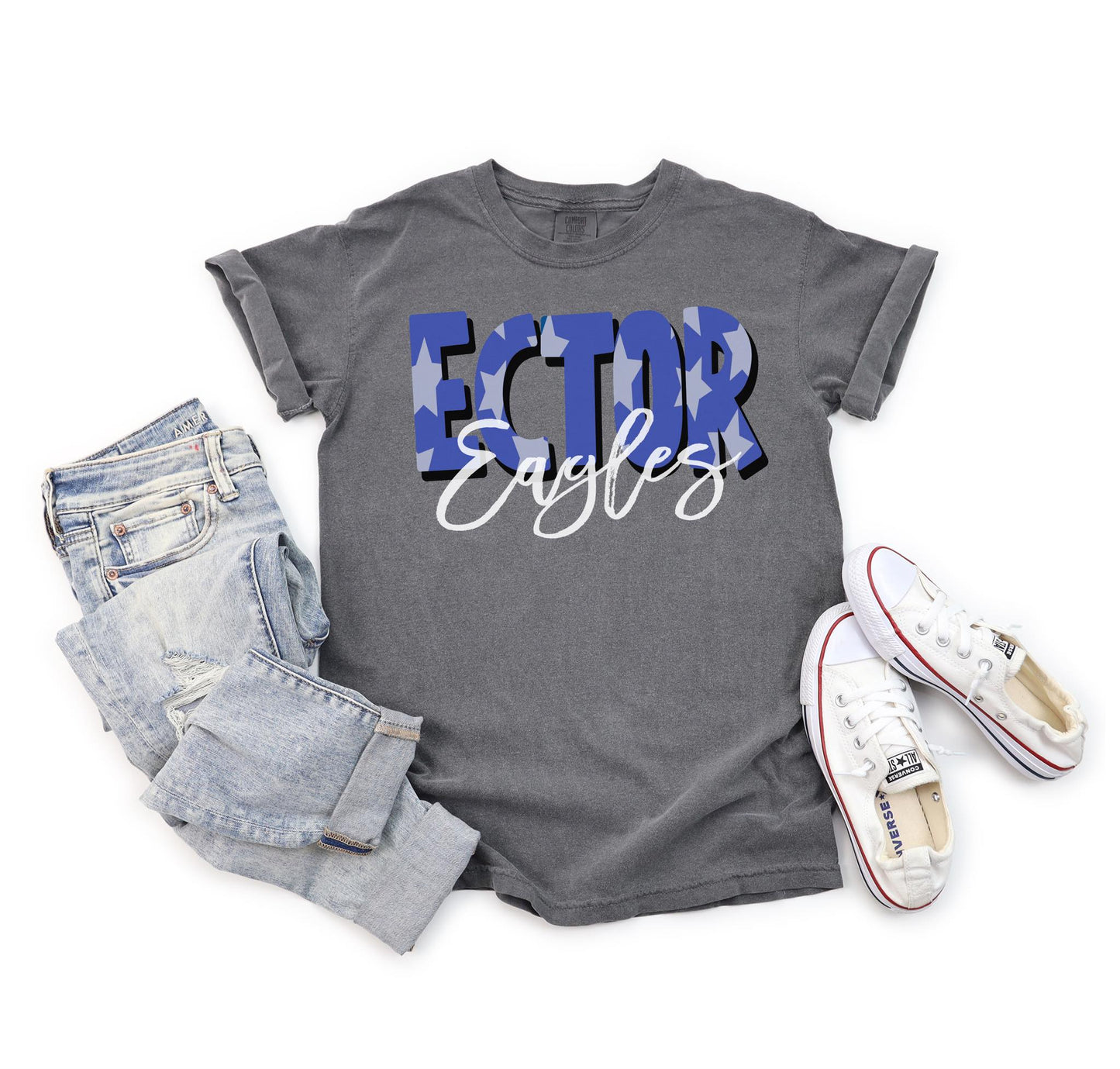 Ector Eagles Star Tee