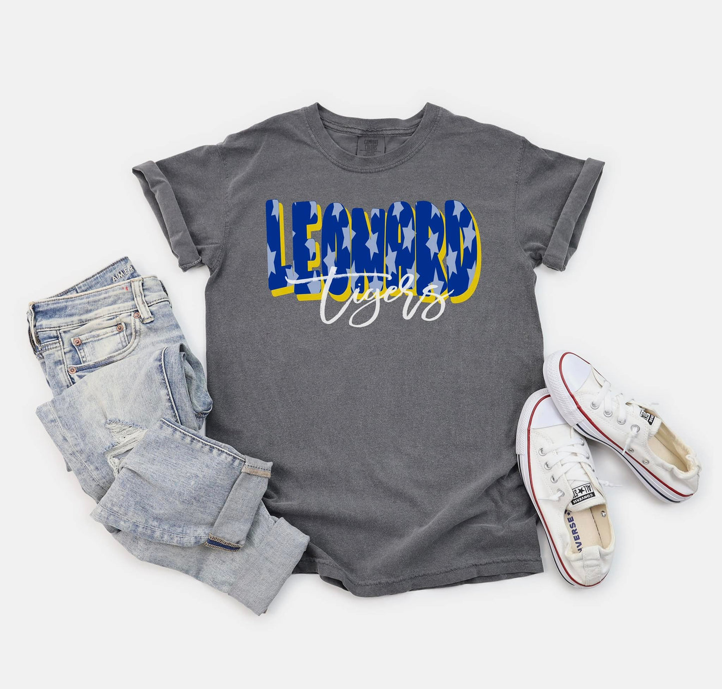 Leonard Tigers Star Tee