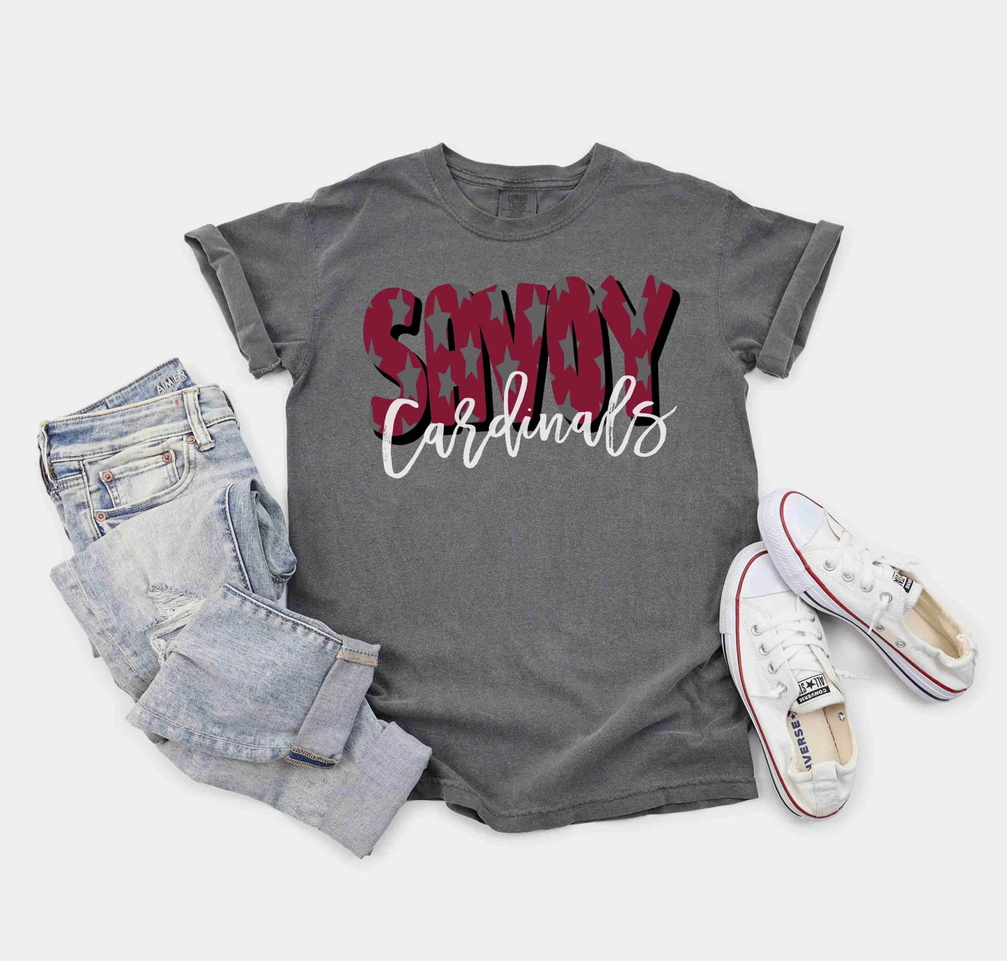 Savoy Cardinals Star Tee