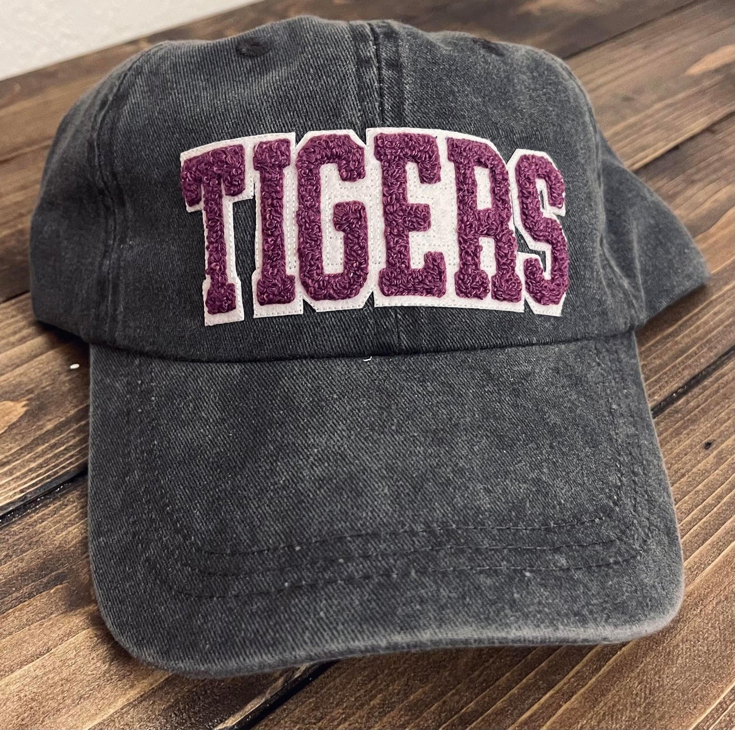 TIGERS - Vintage Chenille Patch Cap - Purple