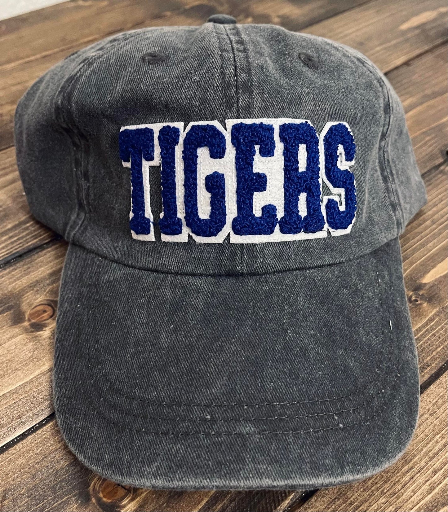 TIGERS - Vintage Chenille Patch Cap - Royal
