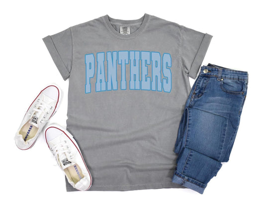 Panthers  - Pastel Chunky Varsity Tee