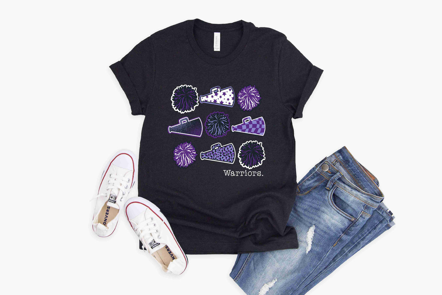 Bonham Warriors Cheer - Crewneck & V-Necks