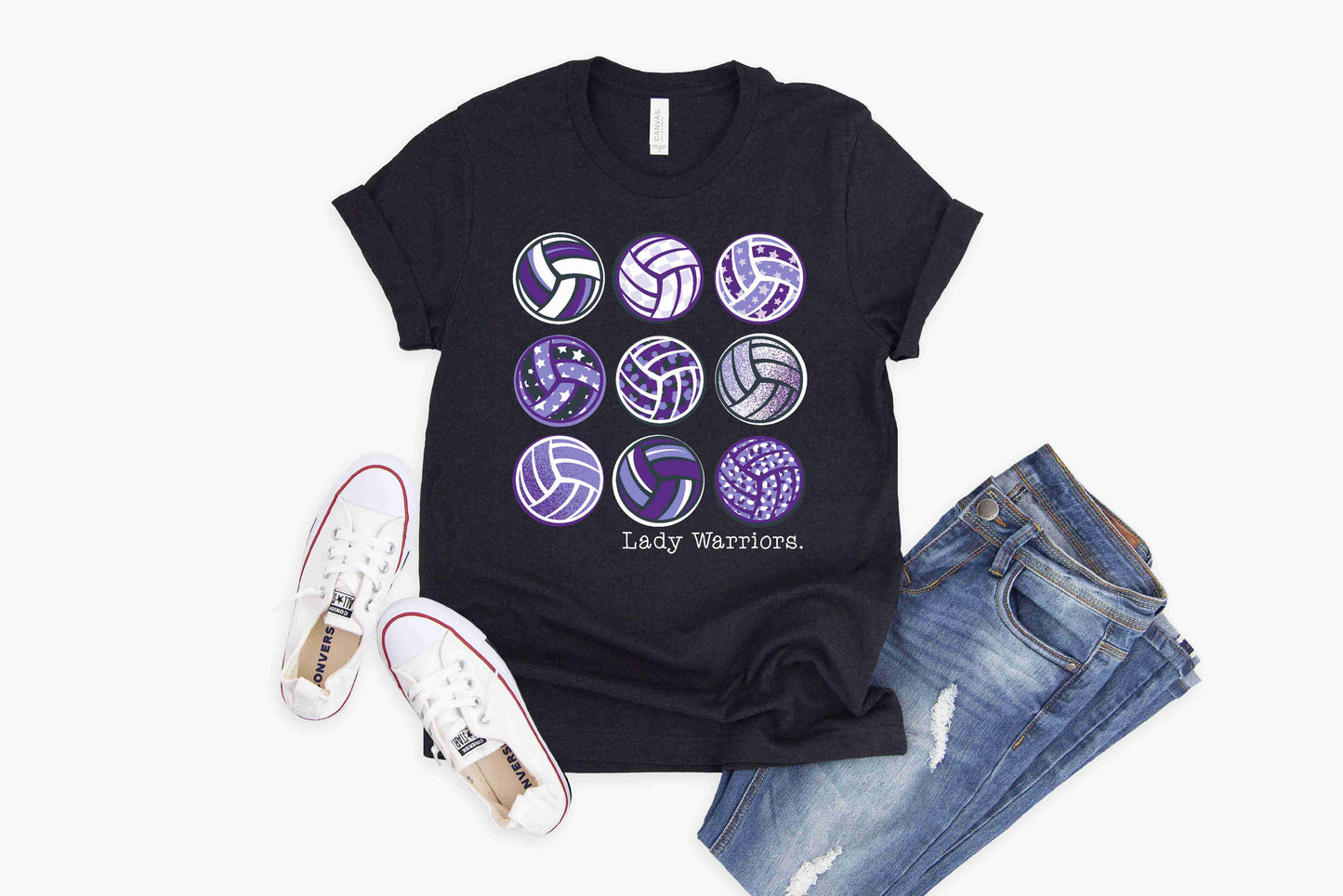 Bonham Lady Warriors Volleyball - Crewneck & V-Necks